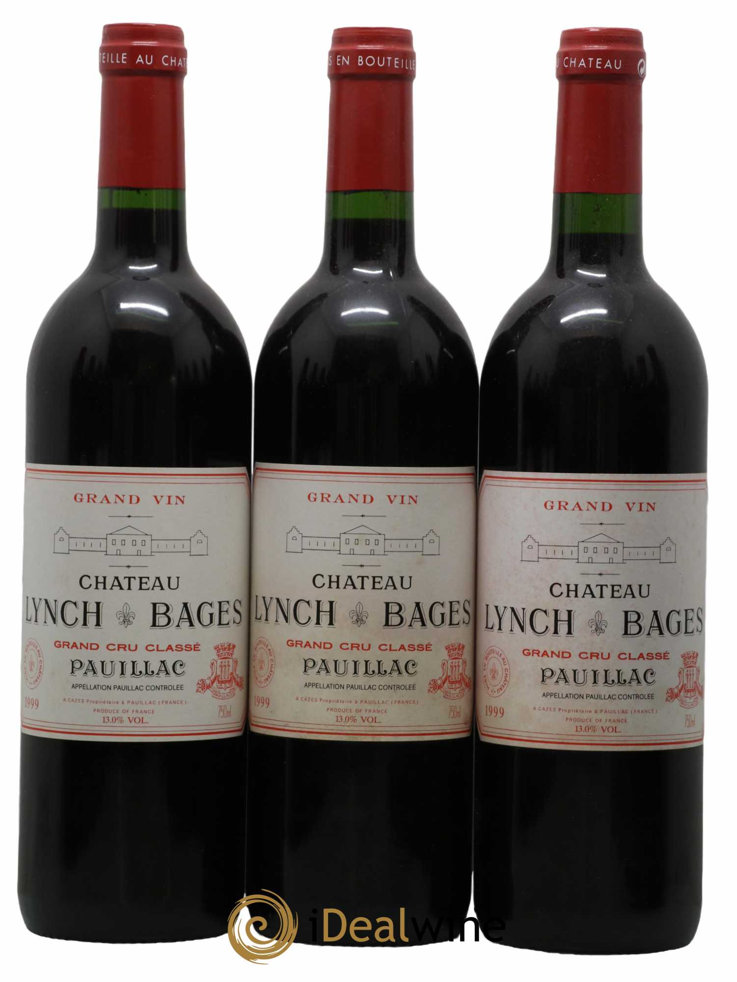 Château Lynch Bages 5ème Grand Cru Classé 1999 - Lot de 12 bouteilles - 1