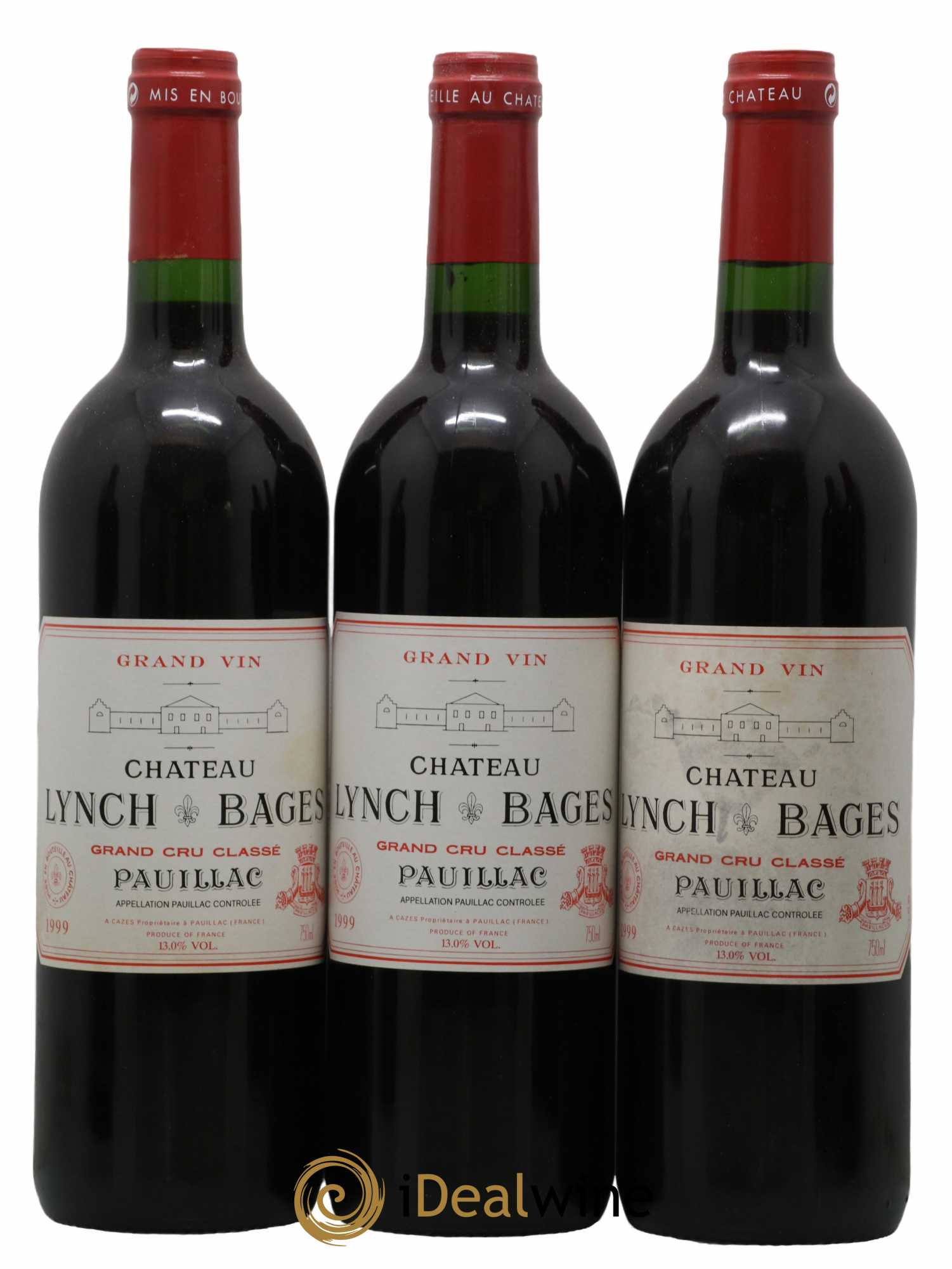 Château Lynch Bages 5ème Grand Cru Classé 1999 - Lot de 12 bouteilles - 3