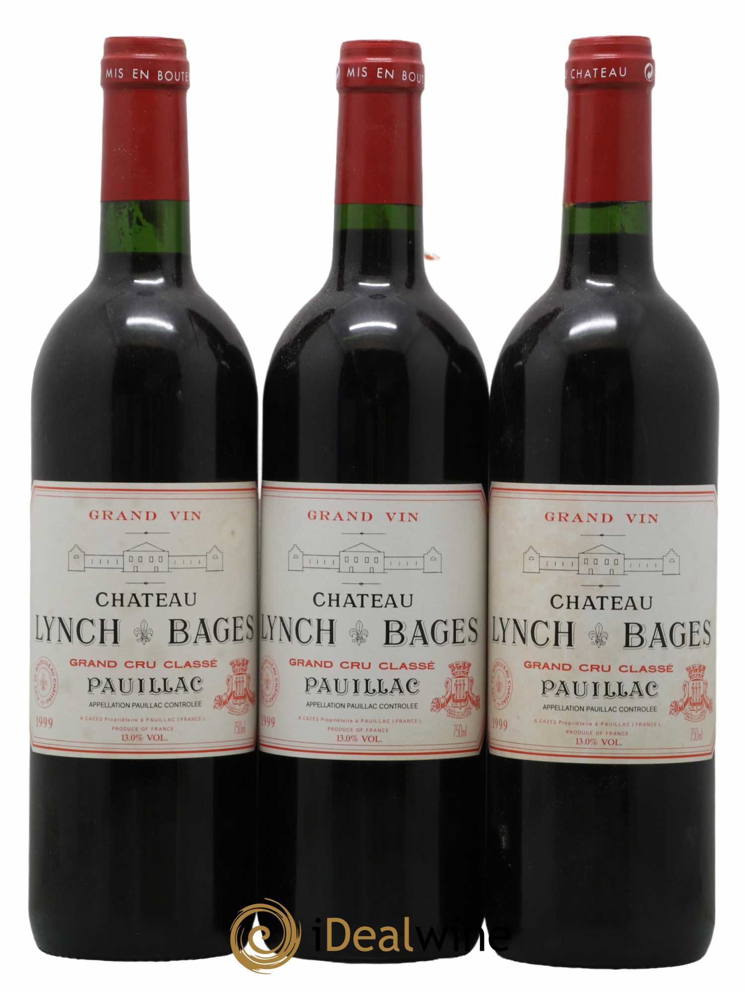 Château Lynch Bages 5ème Grand Cru Classé 1999 - Lot de 12 bouteilles - 4
