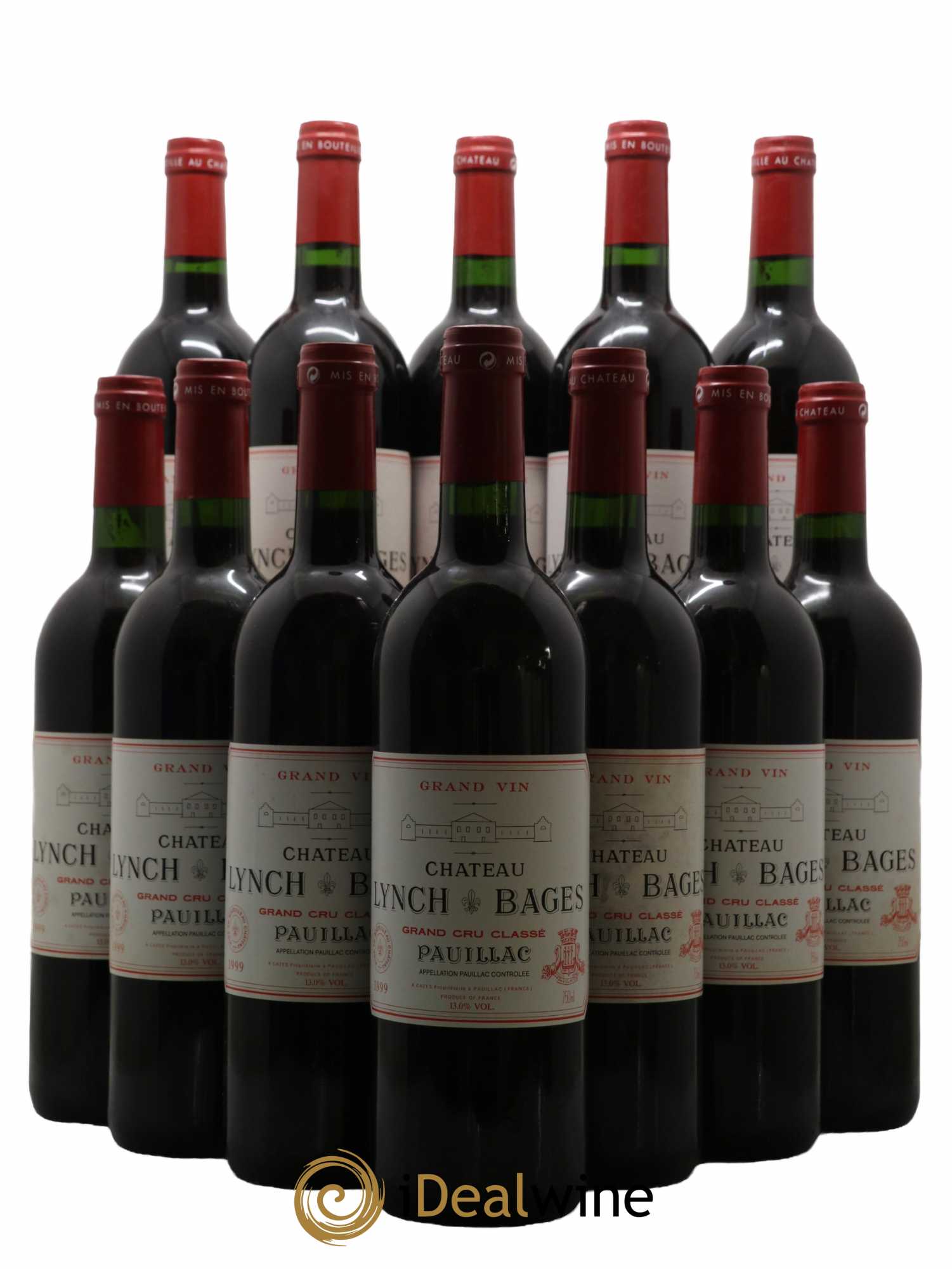 Château Lynch Bages 5ème Grand Cru Classé 1999 - Lot de 12 bouteilles - 0