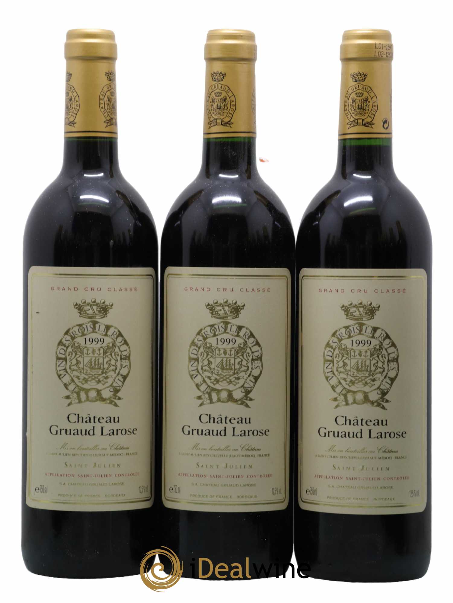 Château Gruaud Larose 2ème Grand Cru Classé 1999 - Lot de 12 bouteilles - 1