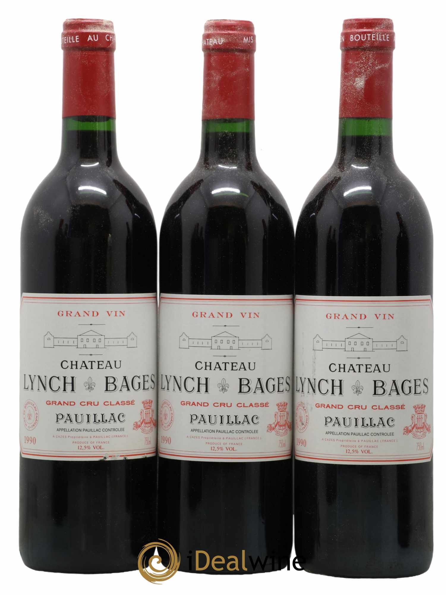 Château Lynch Bages 5ème Grand Cru Classé 1990 - Lot de 12 bouteilles - 5