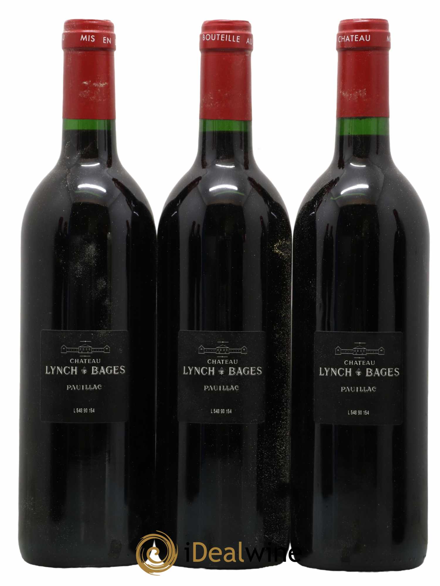 Château Lynch Bages 5ème Grand Cru Classé 1990 - Lot de 12 bouteilles - 6