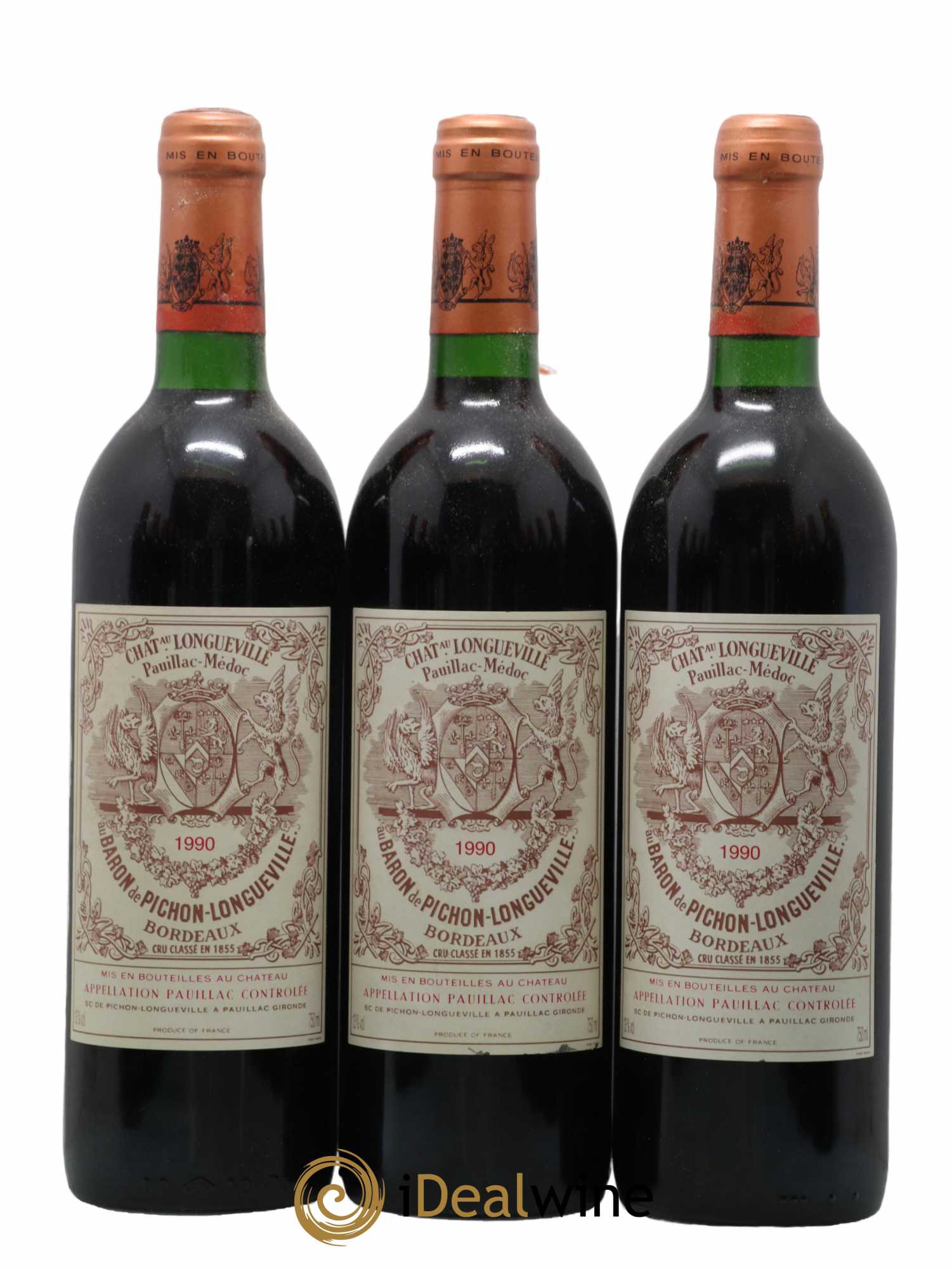 Pichon Longueville Baron 2ème Grand Cru Classé 1990 - Lotto di 12 bottiglie - 1