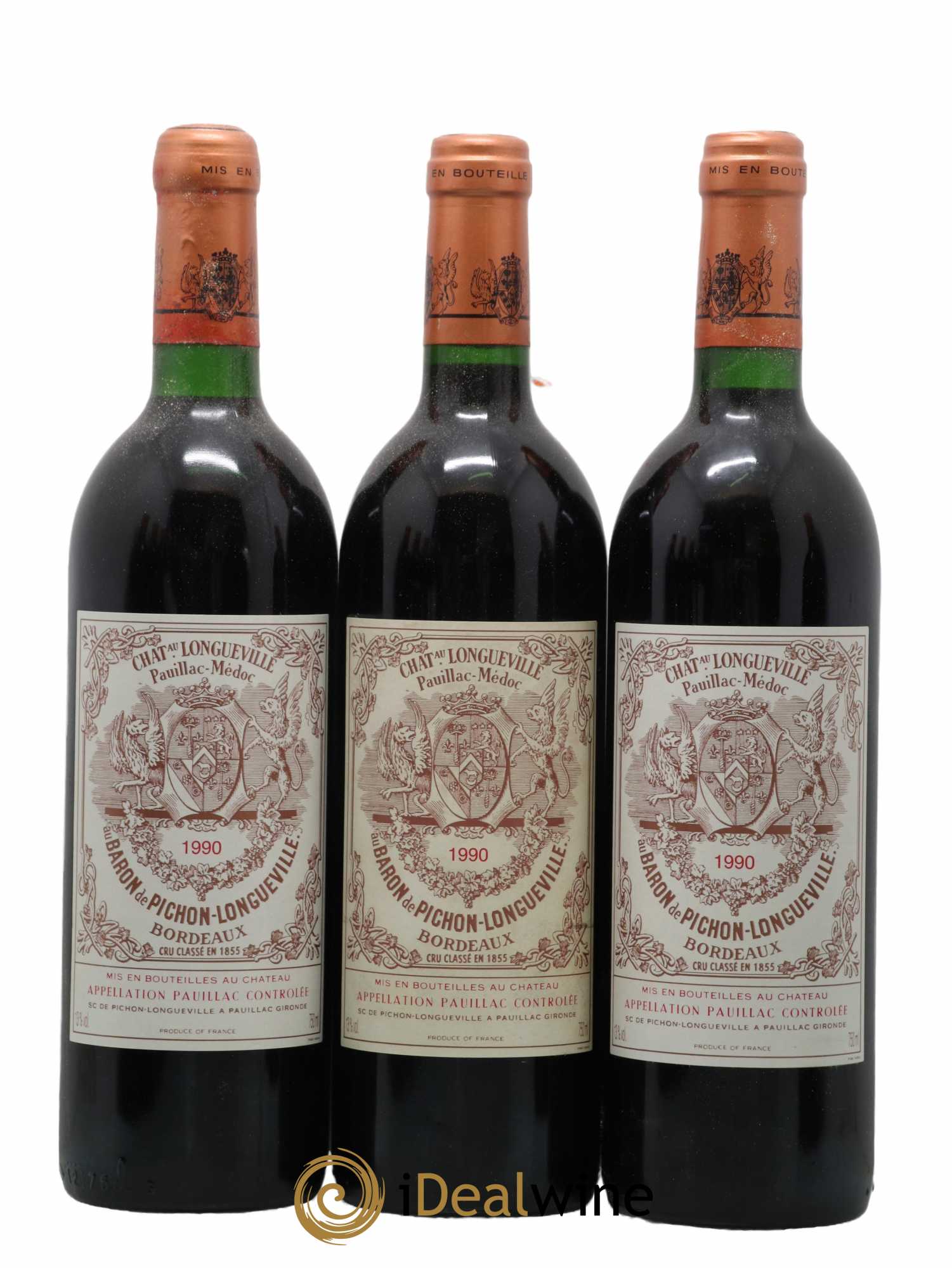 Pichon Longueville Baron 2ème Grand Cru Classé 1990 - Lotto di 12 bottiglie - 3