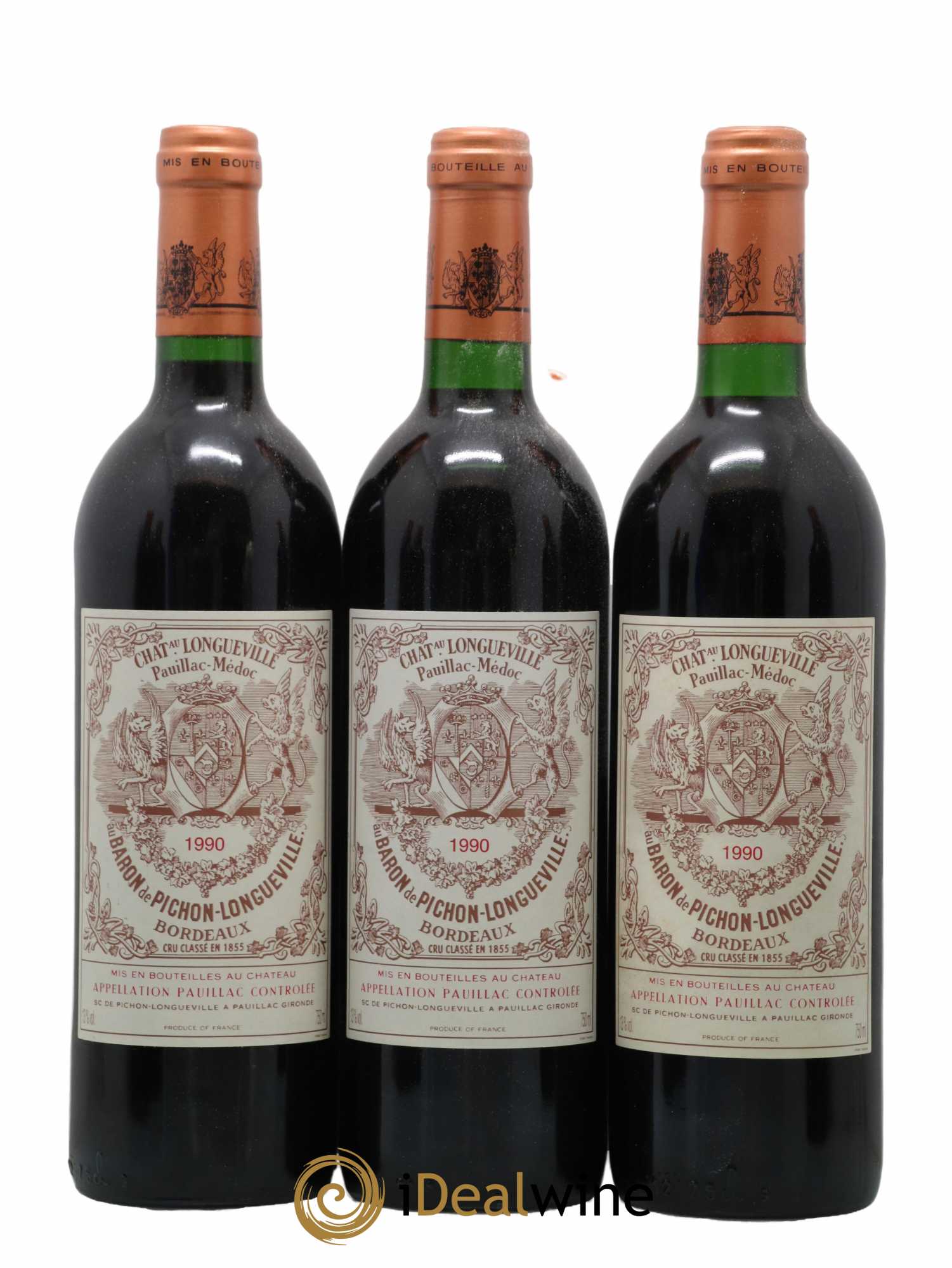 Pichon Longueville Baron 2ème Grand Cru Classé 1990 - Lotto di 12 bottiglie - 5