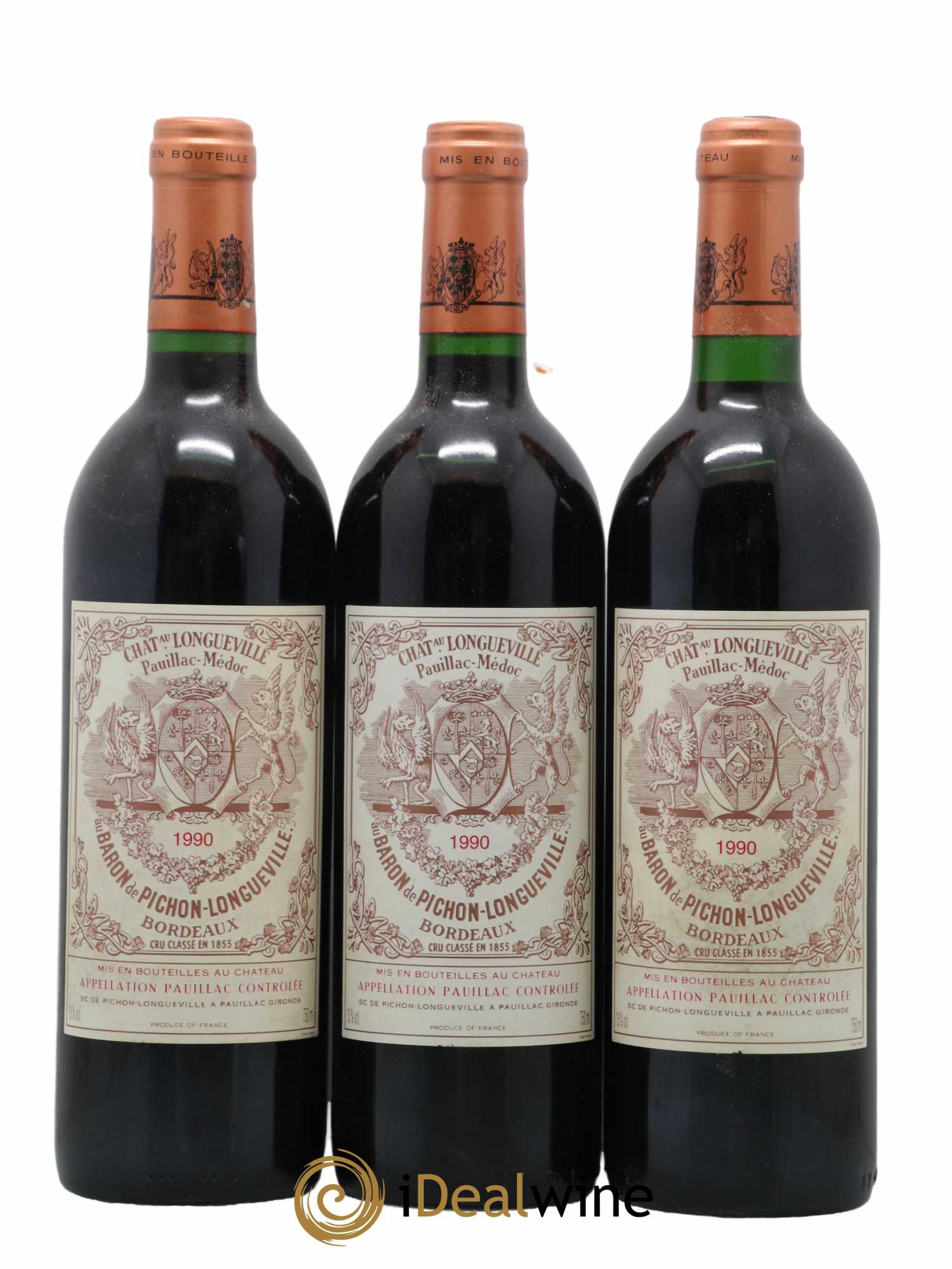 Pichon Longueville Baron 2ème Grand Cru Classé 1990 - Lotto di 12 bottiglie - 7