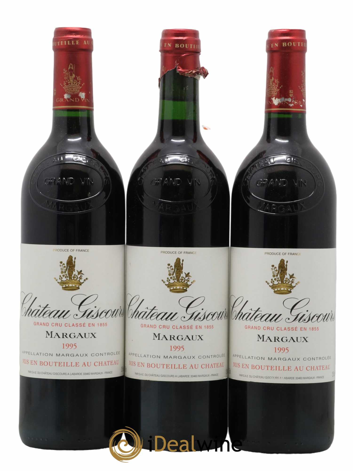 Château Giscours 3ème Grand Cru Classé 1995 - Lot de 12 bouteilles - 3