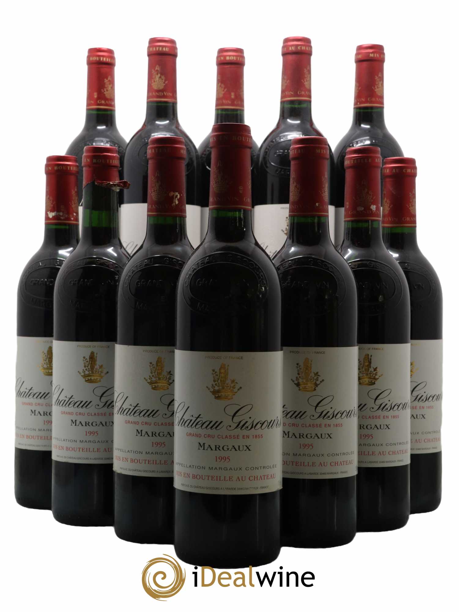 Château Giscours 3ème Grand Cru Classé 1995 - Lot de 12 bouteilles - 0
