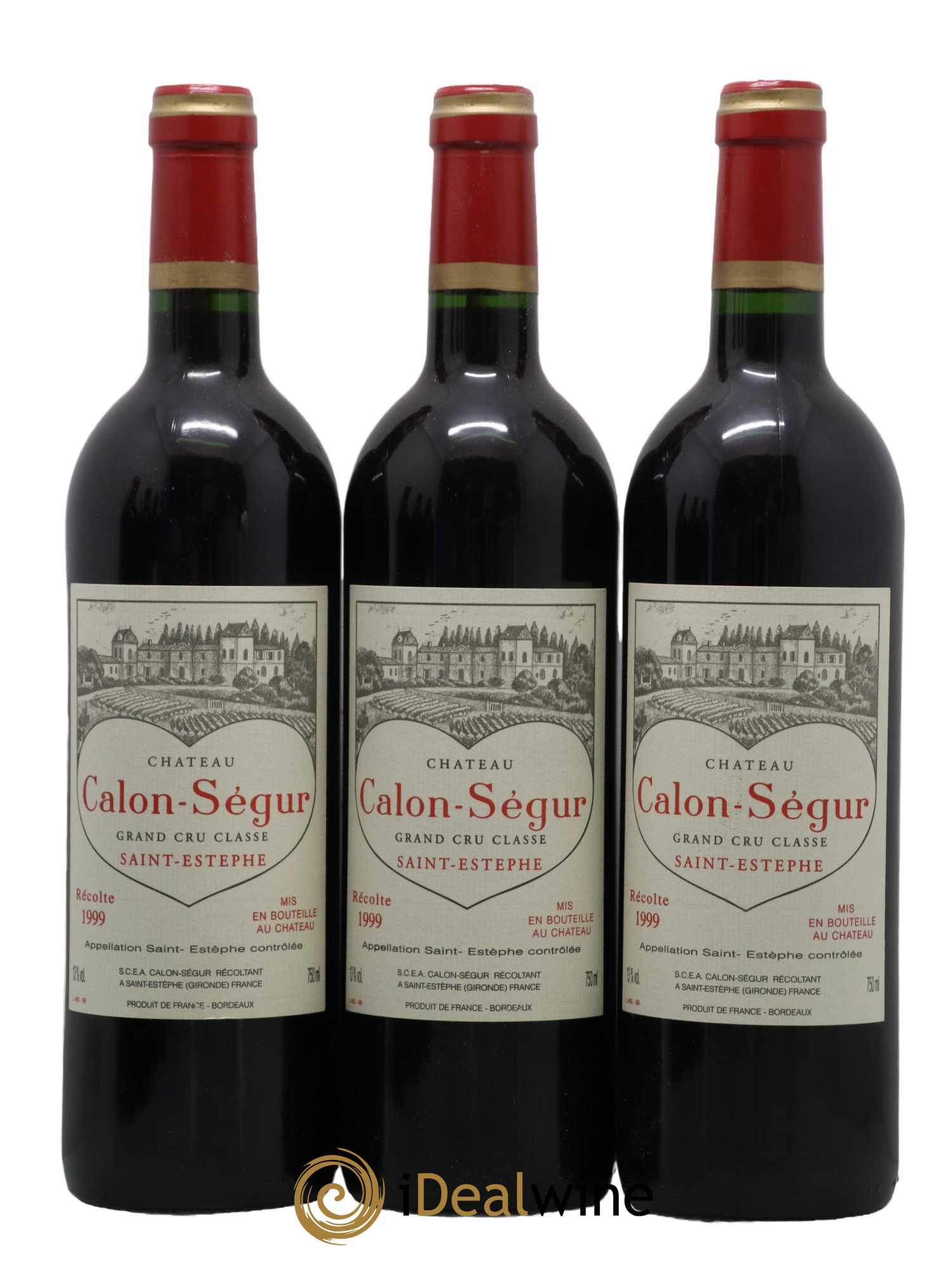 Château Calon Ségur 3ème Grand Cru Classé 1999 - Lot de 12 bouteilles - 3