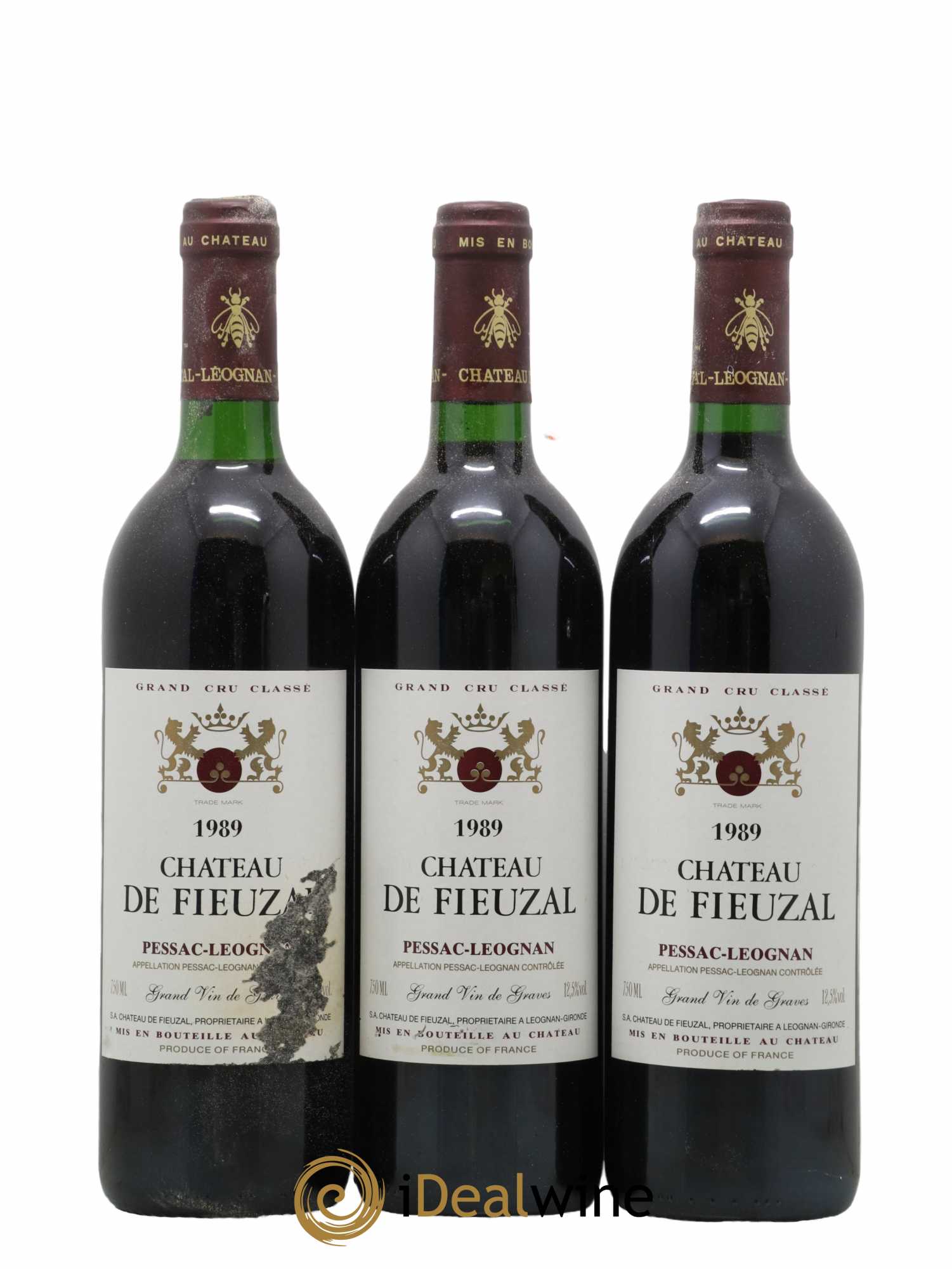 Château de Fieuzal Cru Classé de Graves 1989 - Lot de 12 bouteilles - 4