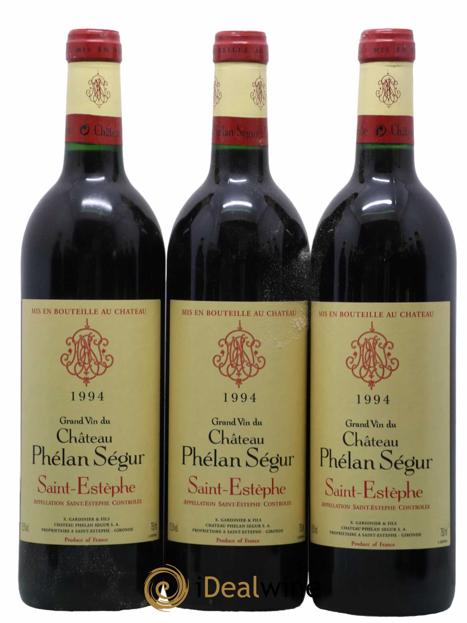 Château Phélan Ségur 1994 - Lot de 12 bouteilles - 1