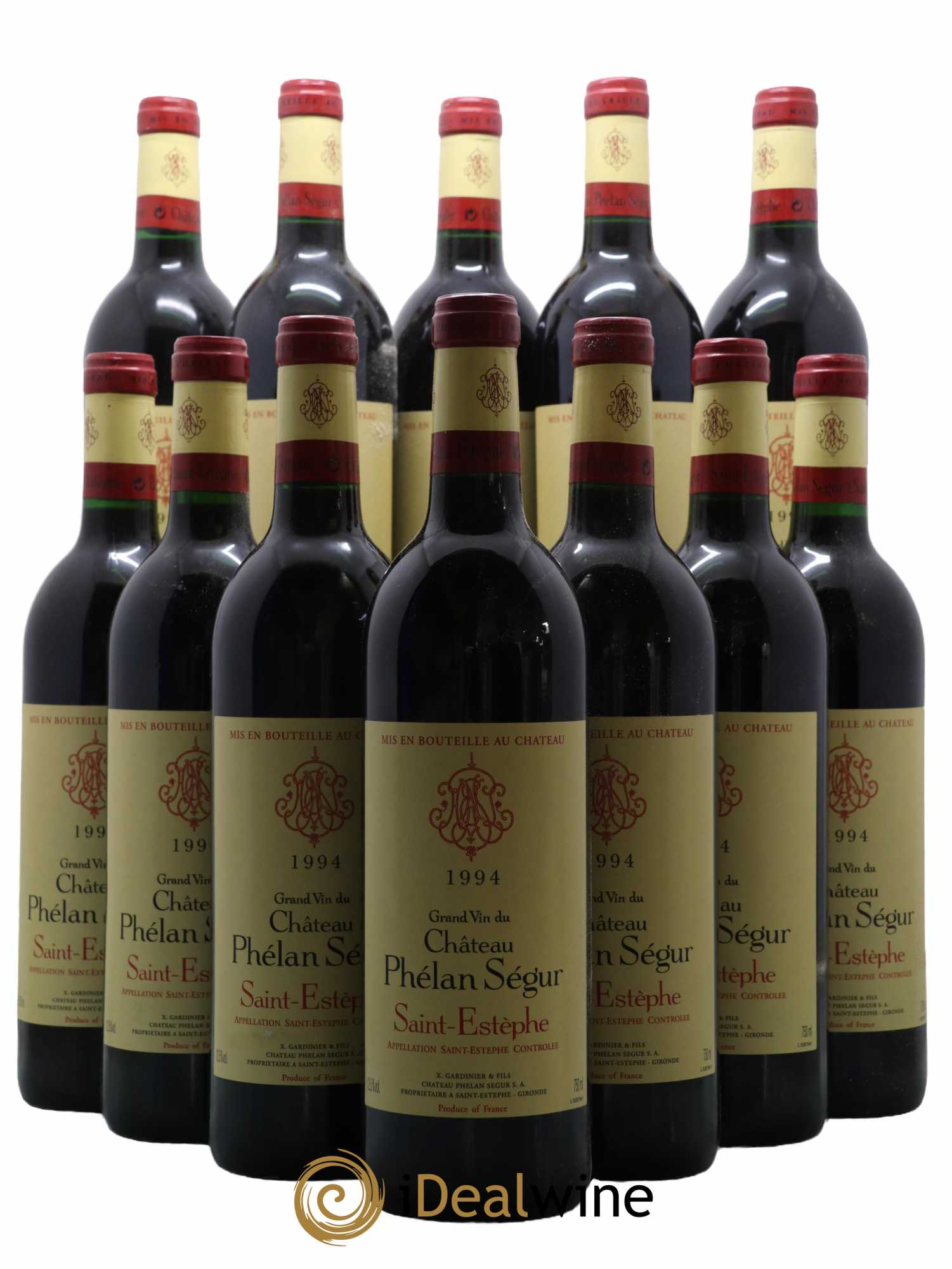 Château Phélan Ségur 1994 - Lot de 12 bouteilles - 0