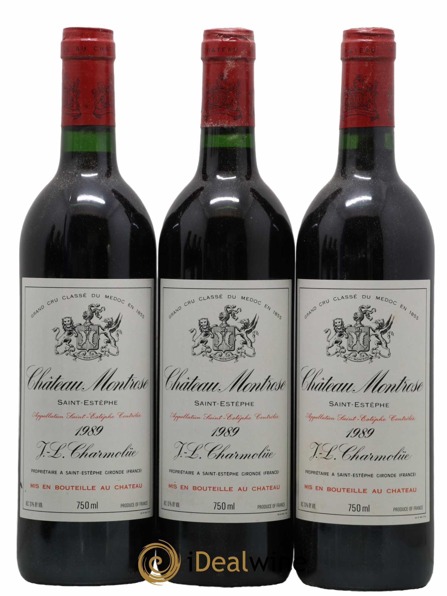 Château Montrose 2ème Grand Cru Classé 1989 - Lot de 12 bouteilles - 1