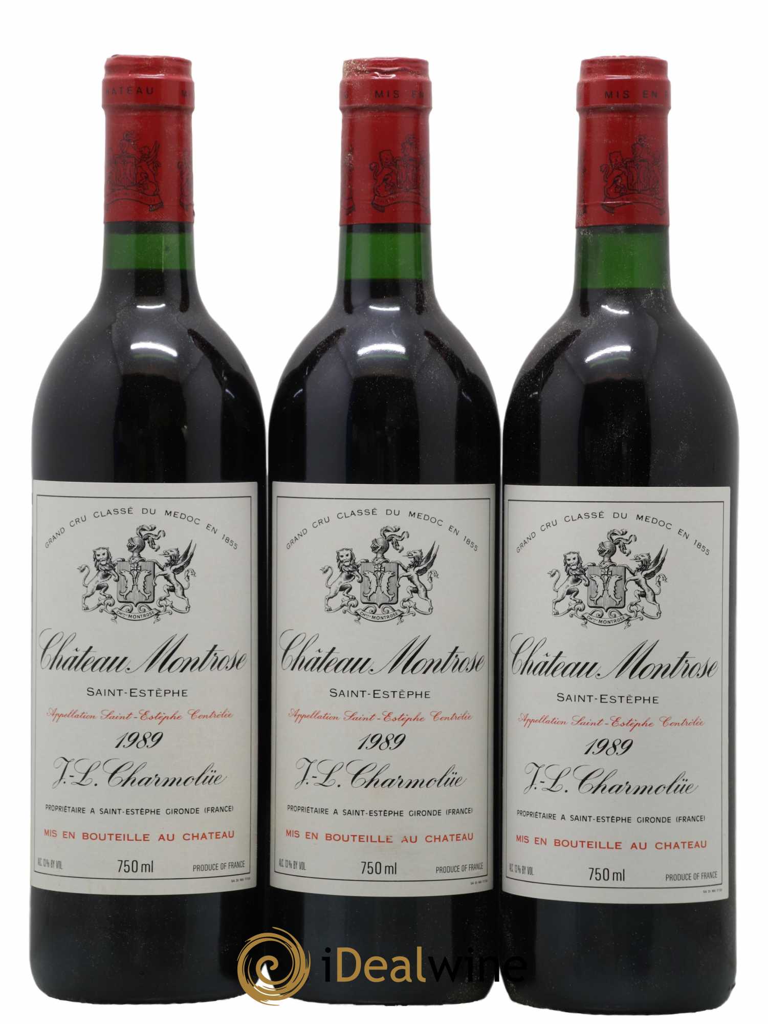 Château Montrose 2ème Grand Cru Classé 1989 - Lot de 12 bouteilles - 2