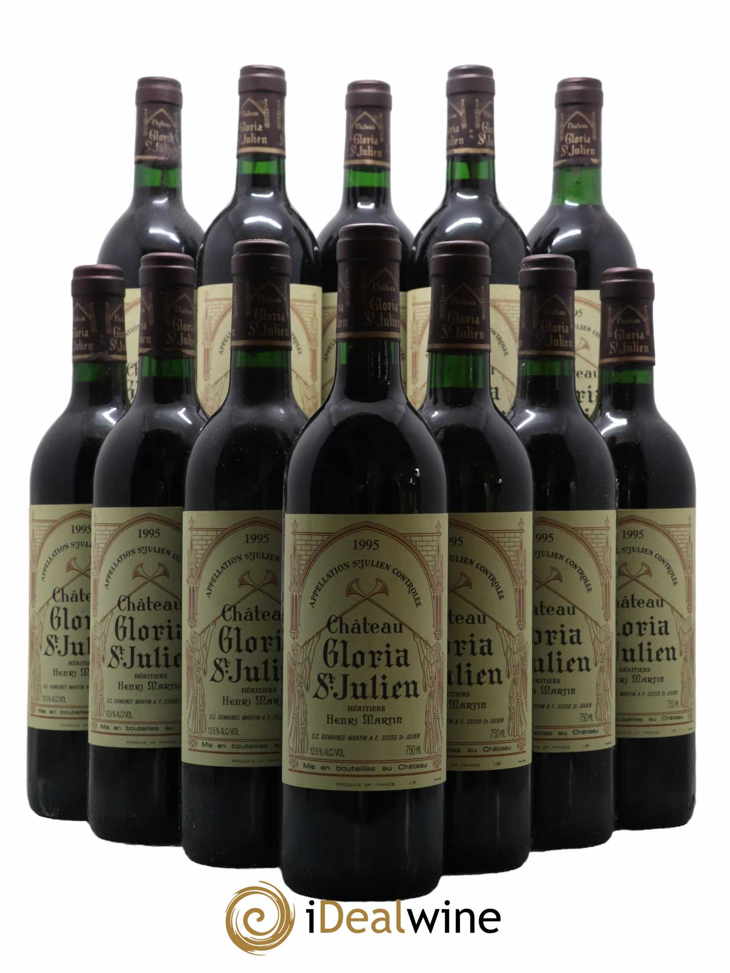 Château Gloria 1995 - Lot de 12 bouteilles - 0