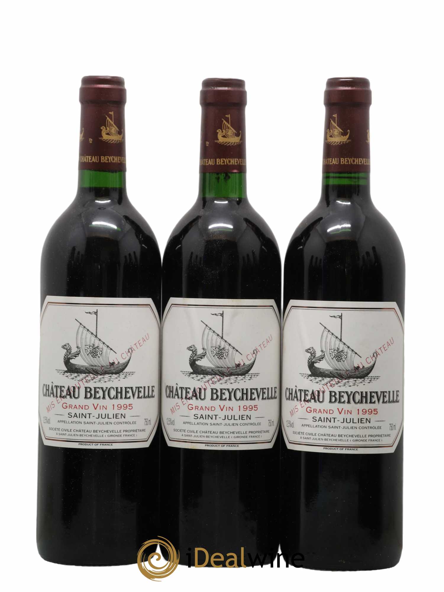 Château Beychevelle 4ème Grand Cru Classé 1995 - Lot de 12 bouteilles - 2
