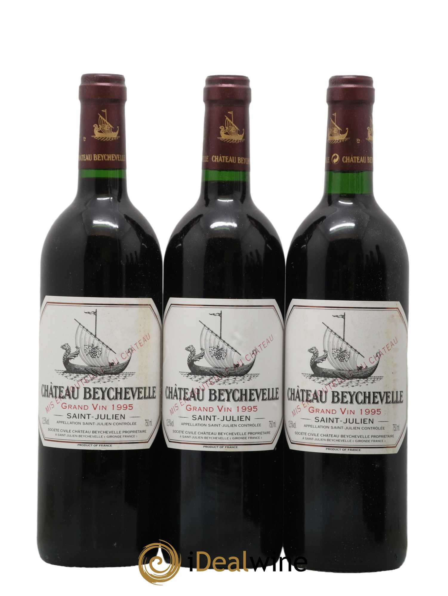 Château Beychevelle 4ème Grand Cru Classé 1995 - Lot de 12 bouteilles - 3