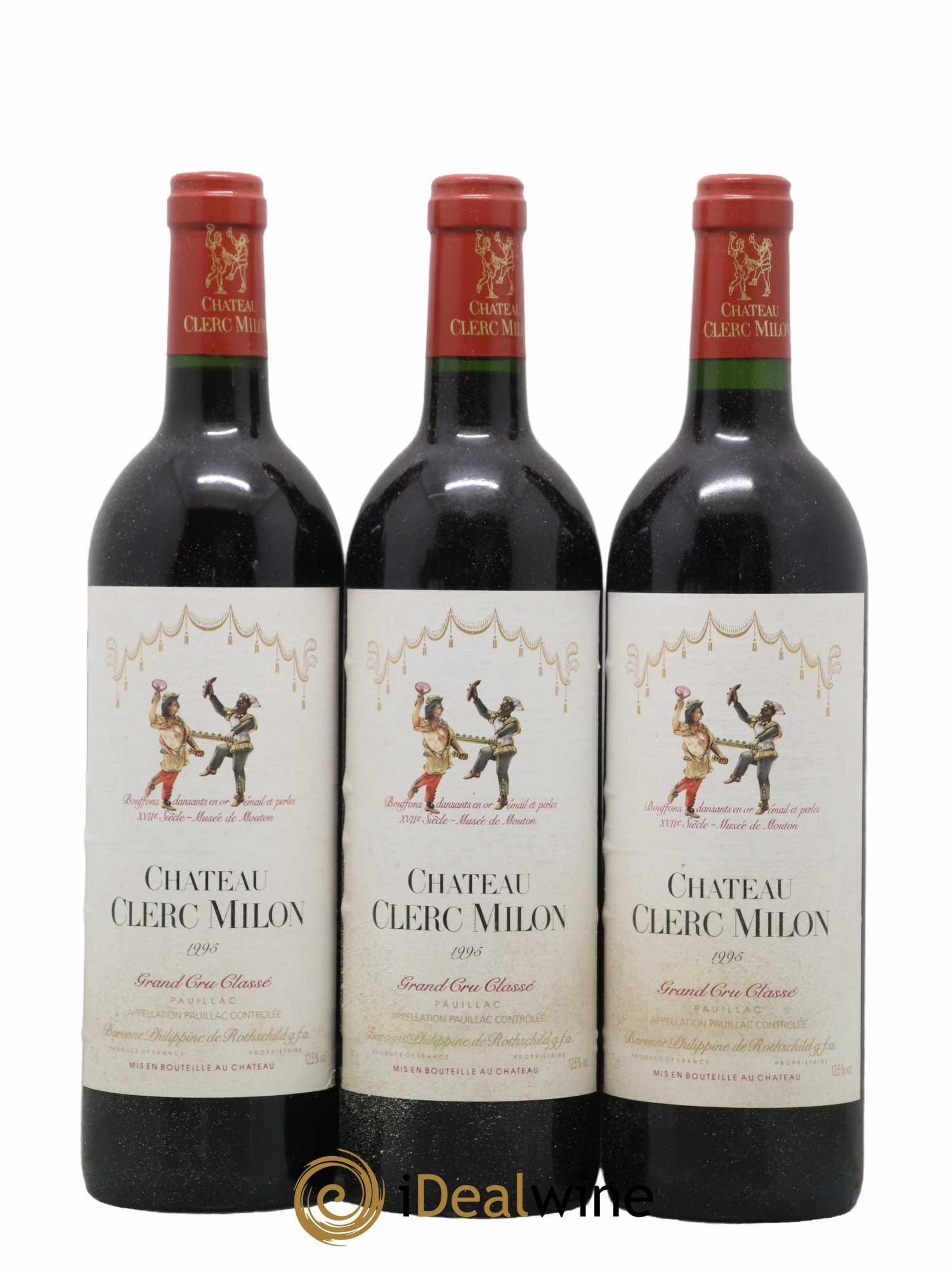 Château Clerc Milon 5ème Grand Cru Classé 1995 - Lot de 12 bouteilles - 4