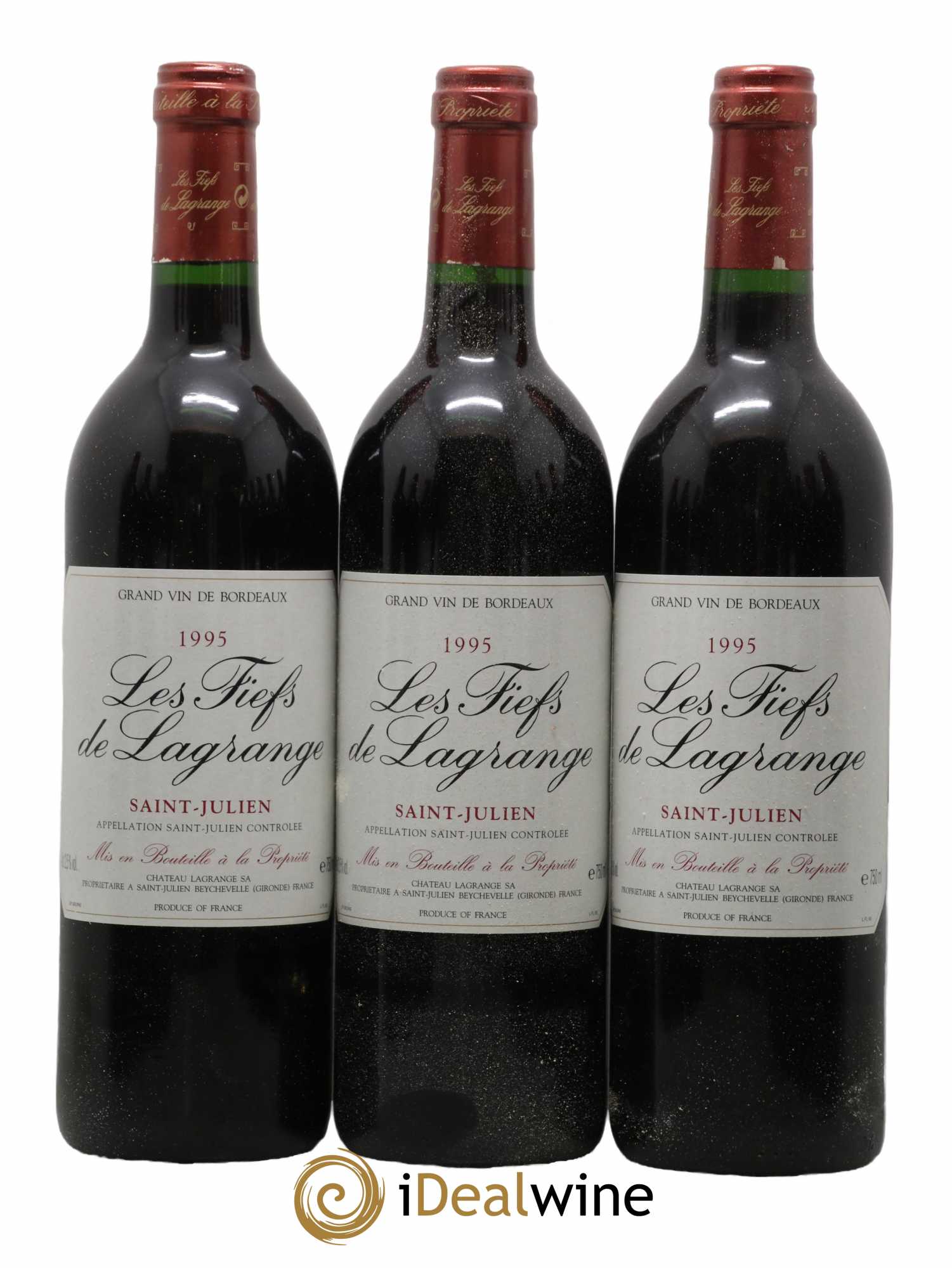 Les Fiefs de Lagrange Second Vin 1995 - Lot de 12 bouteilles - 1