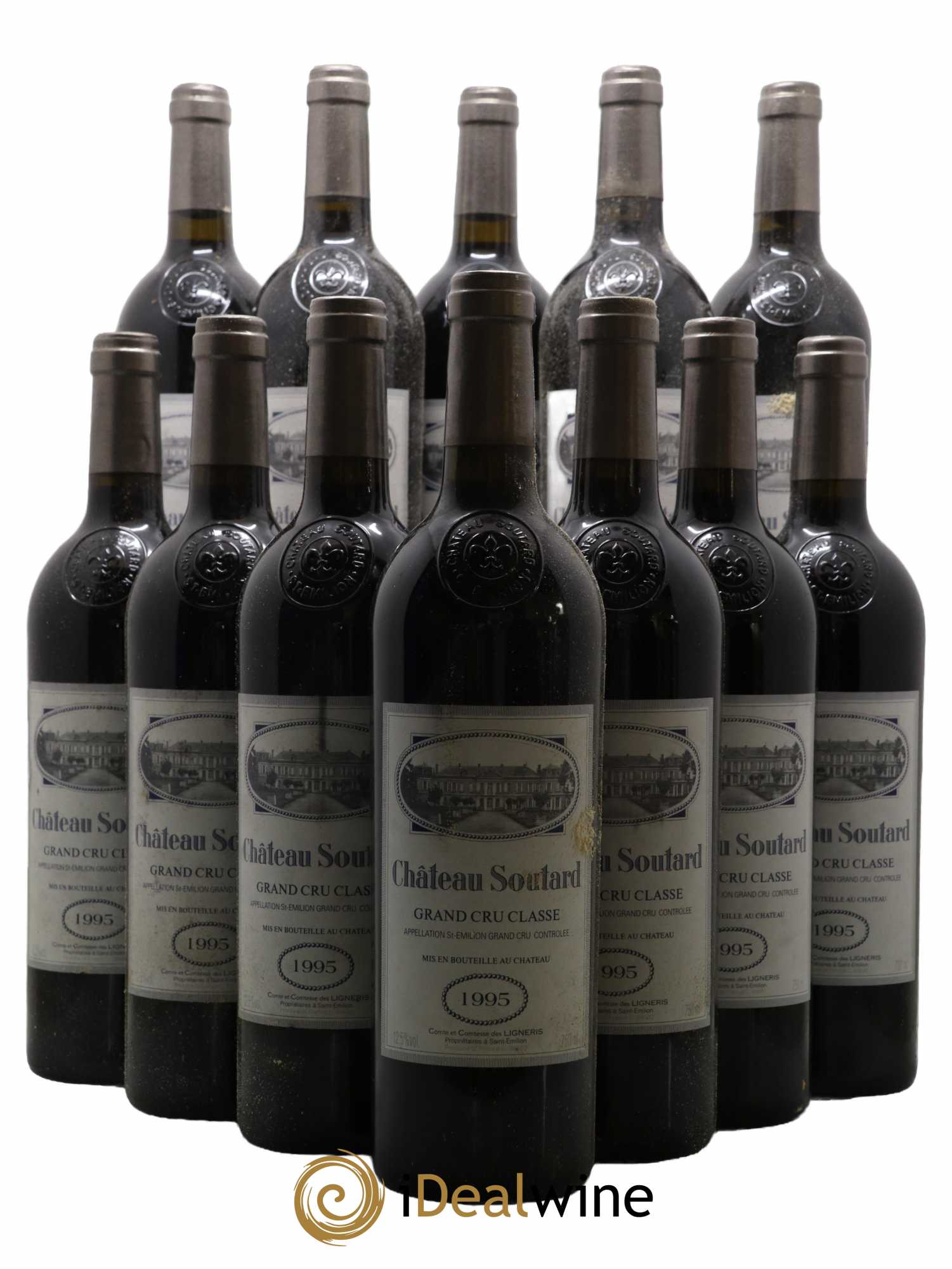 Château Soutard Grand Cru Classé 1995 - Lot de 12 bouteilles - 0