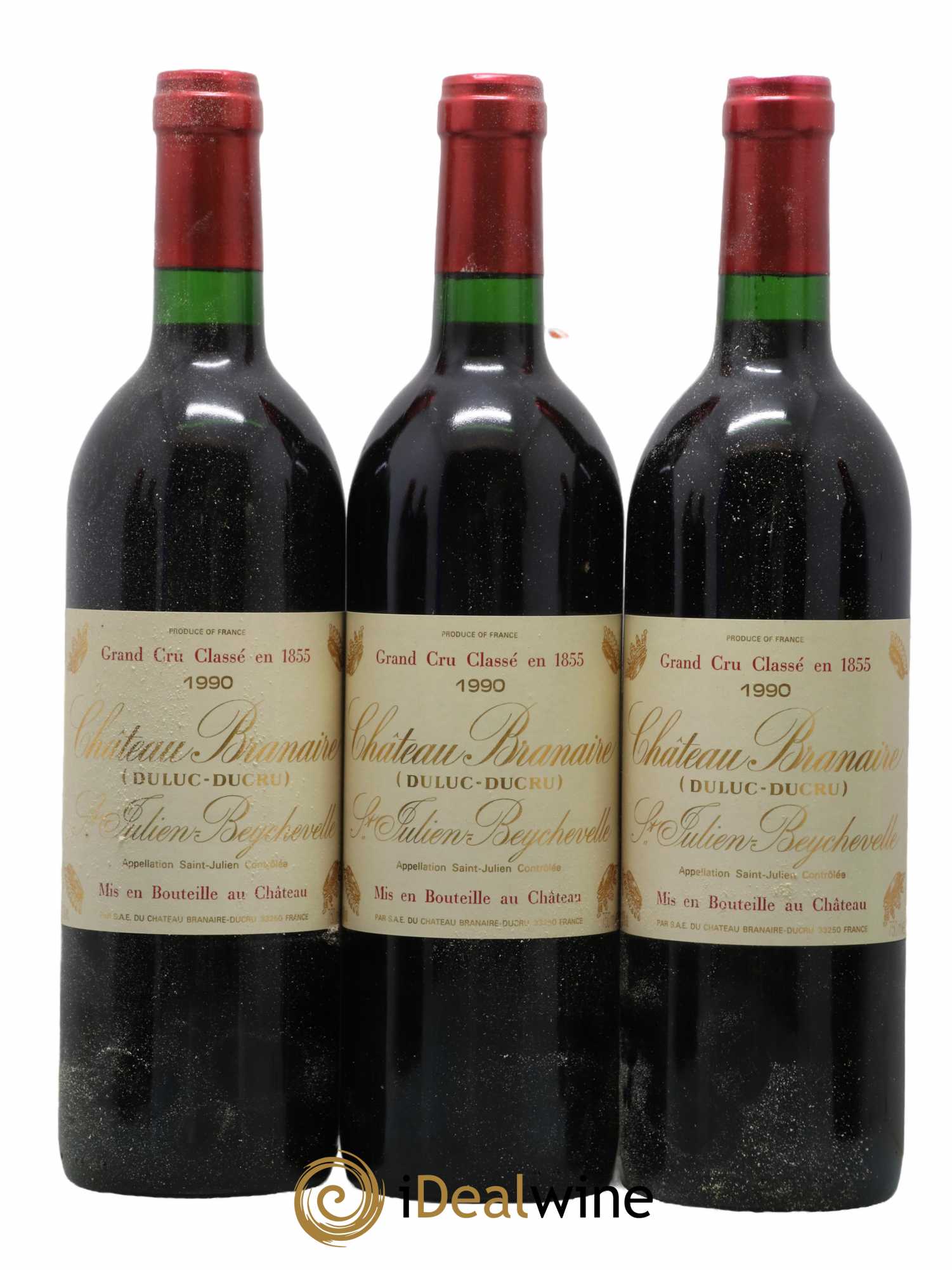 Château Branaire Ducru 4ème Grand Cru Classé 1990 - Lot de 12 bouteilles - 3