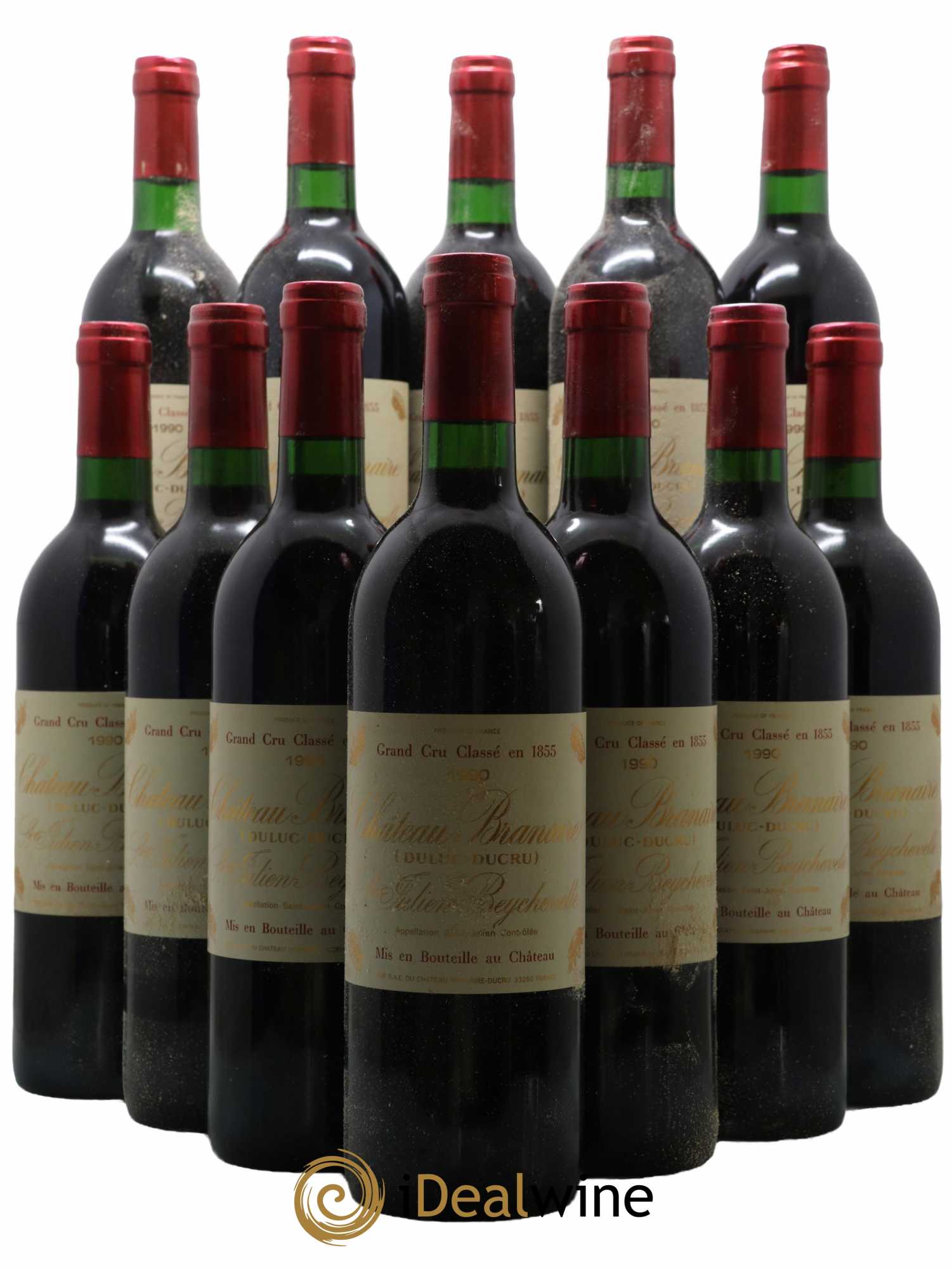 Château Branaire Ducru 4ème Grand Cru Classé 1990 - Lot de 12 bouteilles - 0