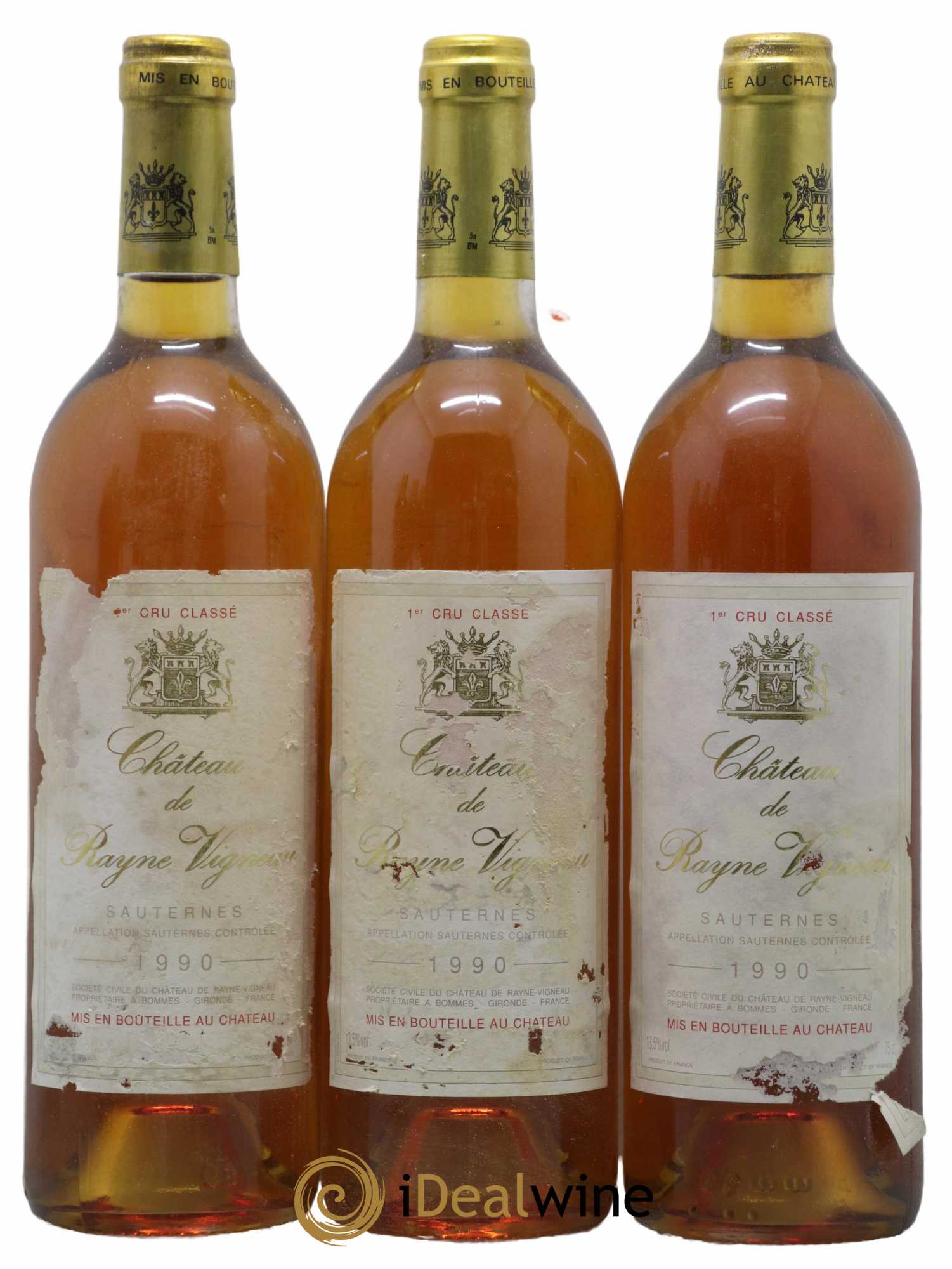 Château de Rayne Vigneau 1er Grand Cru Classé 1990 - Lot of 12 bottles - 2