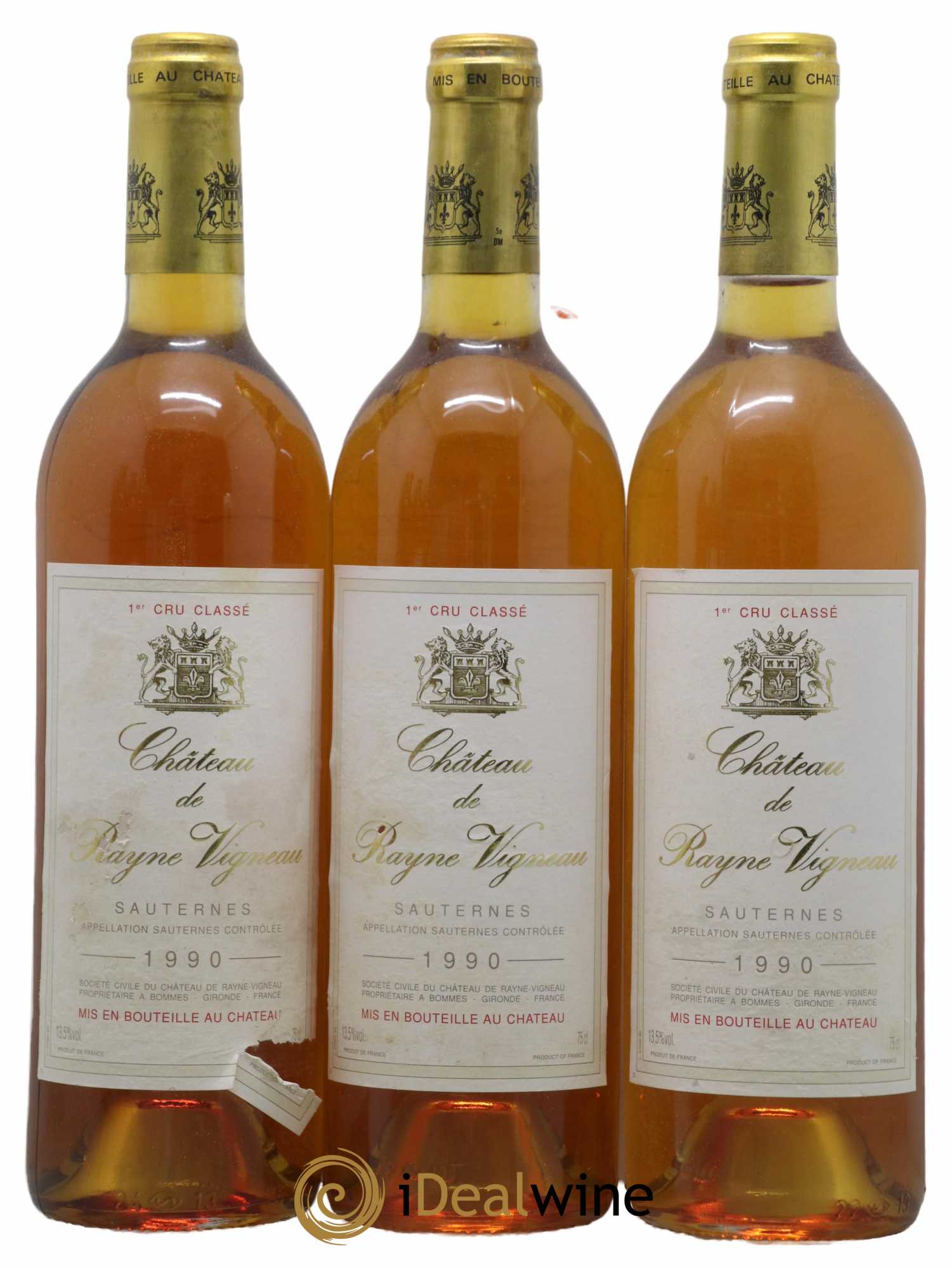 Château de Rayne Vigneau 1er Grand Cru Classé 1990 - Lot of 12 bottles - 3