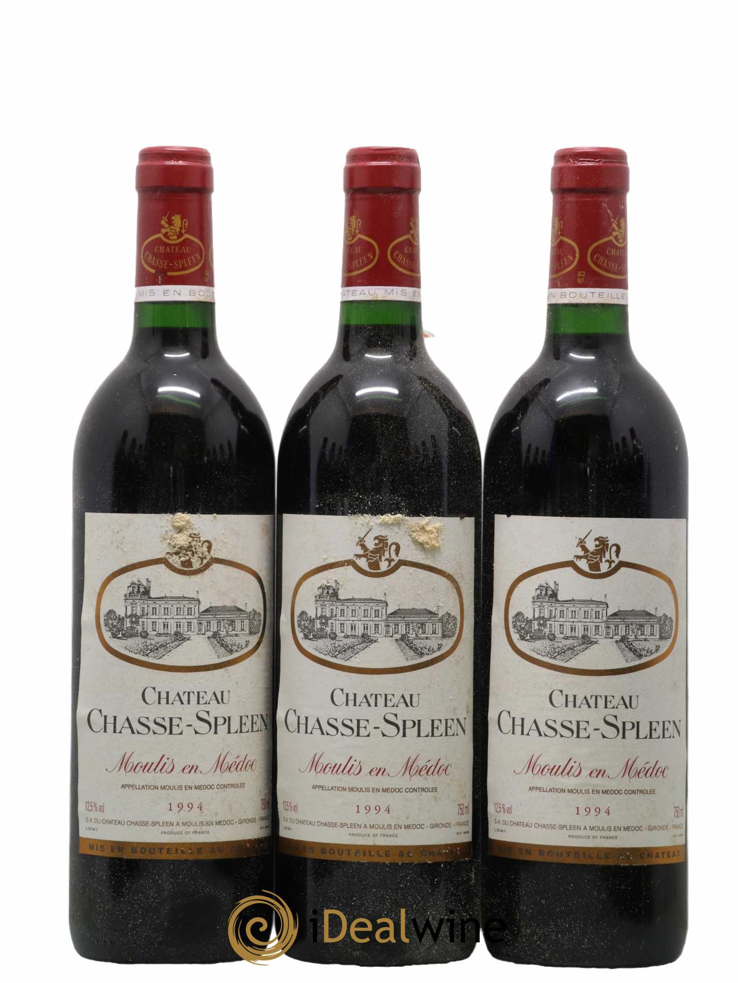 Château Chasse Spleen 1994 - Lot de 12 bouteilles - 1