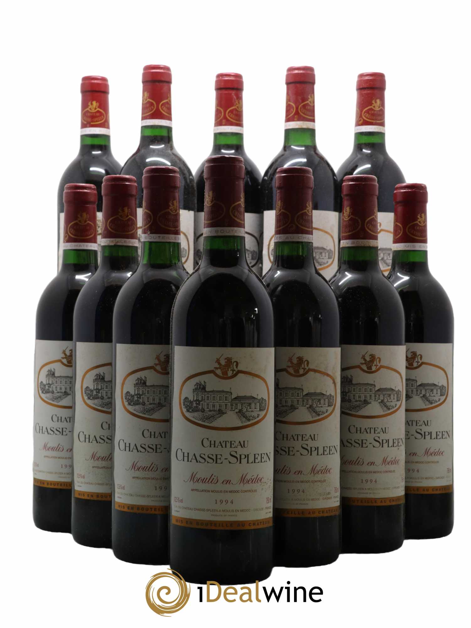 Château Chasse Spleen 1994 - Lot de 12 bouteilles - 0