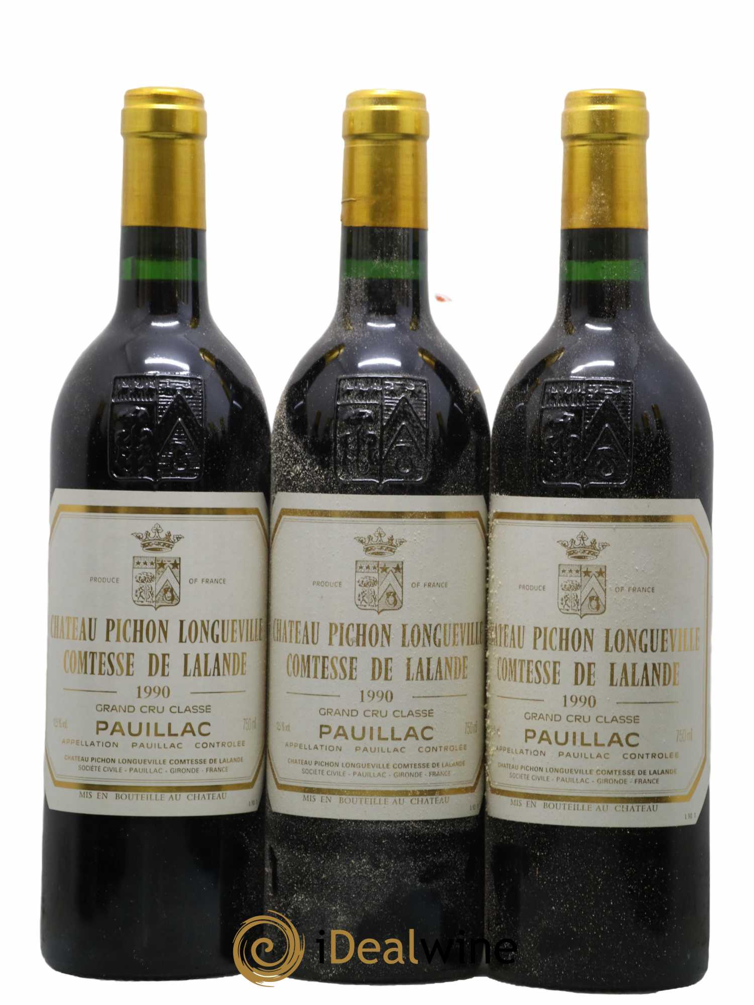 Château Pichon Longueville Comtesse de Lalande 2ème Grand Cru Classé 1990 - Lot de 12 bouteilles - 1