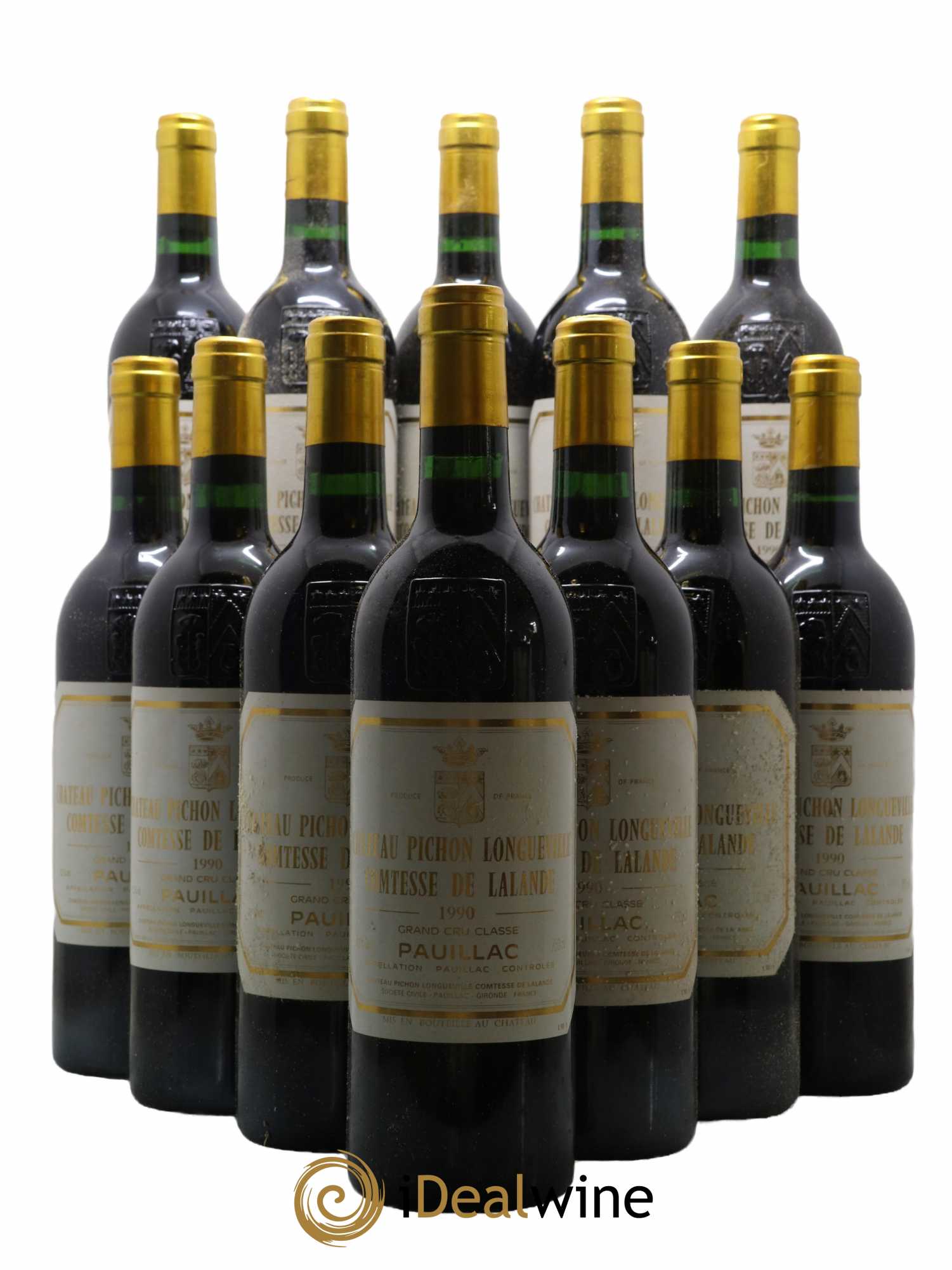 Château Pichon Longueville Comtesse de Lalande 2ème Grand Cru Classé 1990 - Lot de 12 bouteilles - 0
