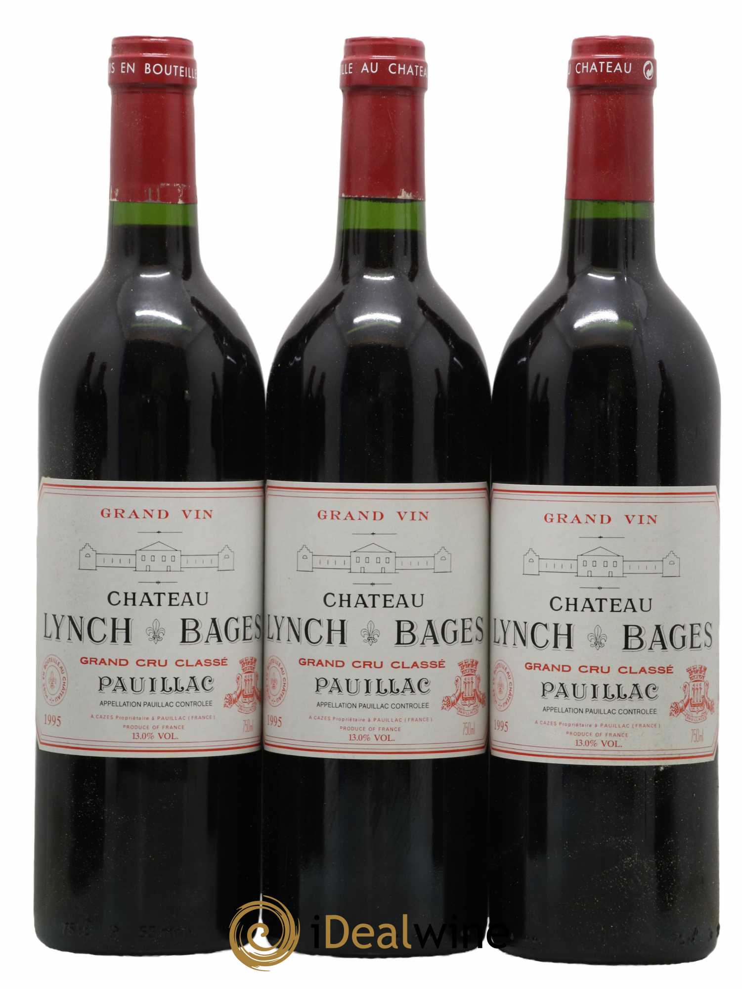Château Lynch Bages 5ème Grand Cru Classé 1995 - Lot de 12 bouteilles - 3