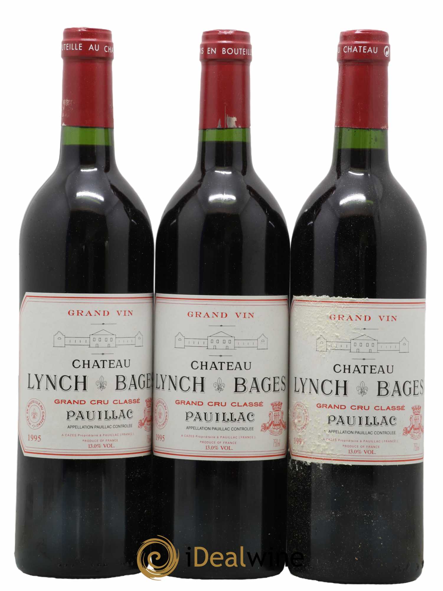 Château Lynch Bages 5ème Grand Cru Classé 1995 - Lot de 12 bouteilles - 4