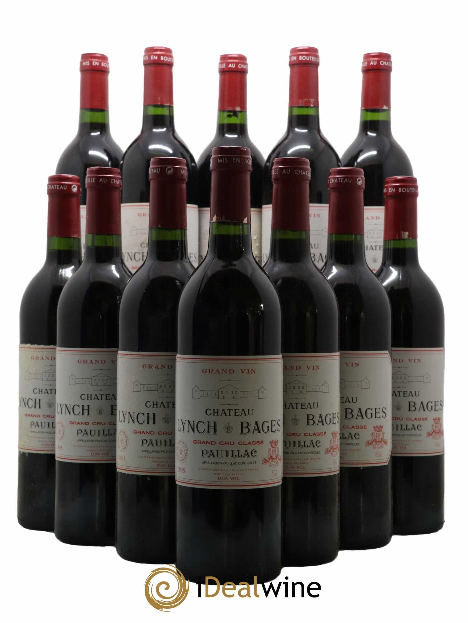 Château Lynch Bages 5ème Grand Cru Classé 1995 - Lot de 12 bouteilles - 0