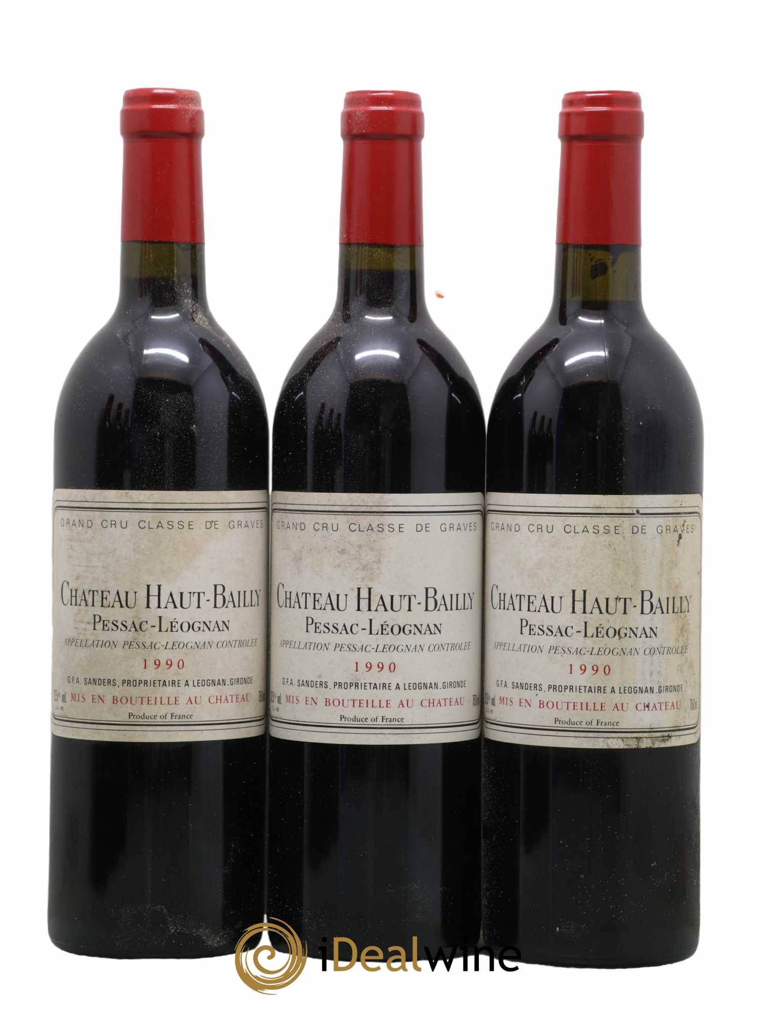 Château Haut-Bailly Cru Classé de Graves 1990 - Lot de 12 bouteilles - 3