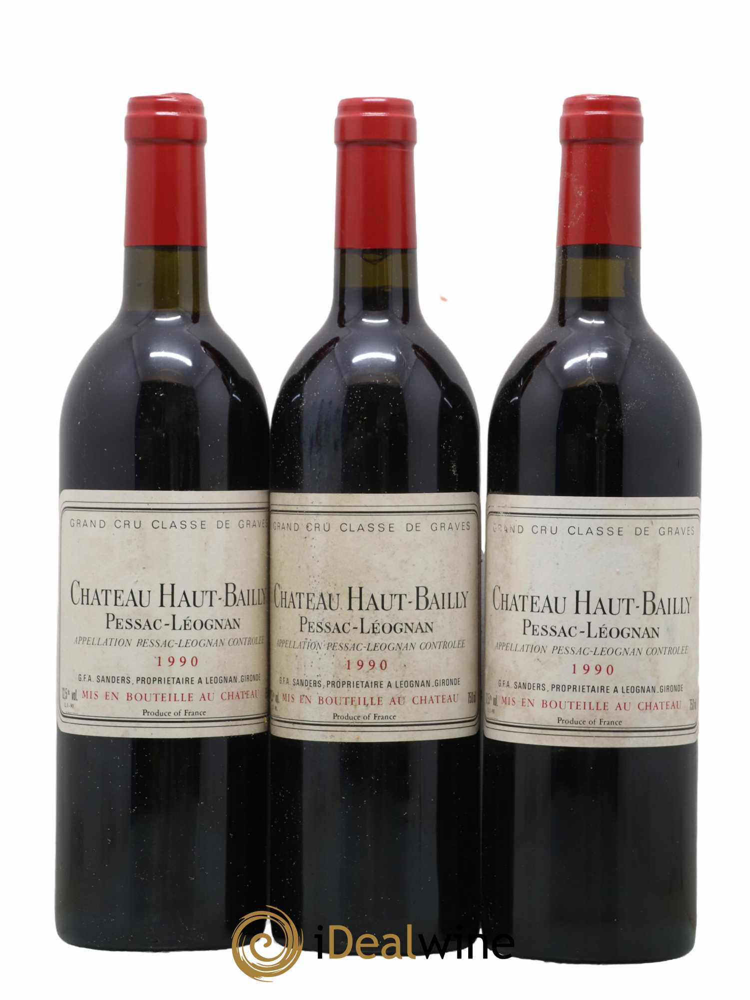 Château Haut-Bailly Cru Classé de Graves 1990 - Lot de 12 bouteilles - 4
