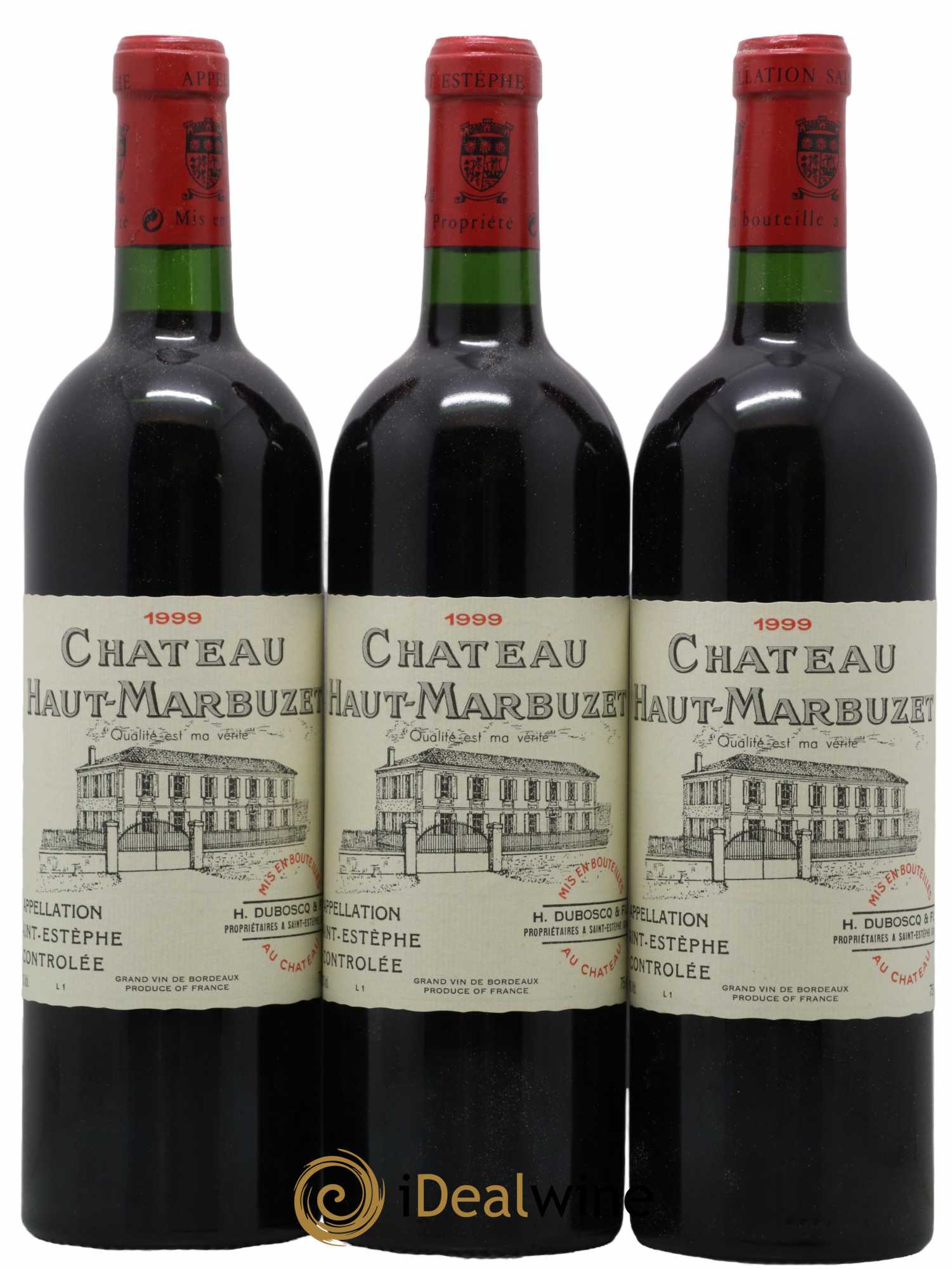 Château Haut Marbuzet 1999 - Lot de 12 bouteilles - 1