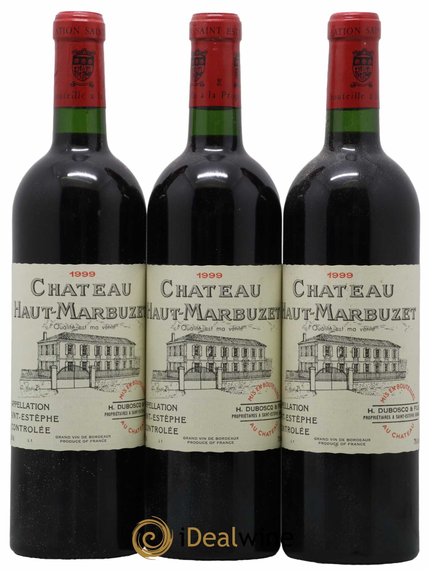 Château Haut Marbuzet 1999 - Lot de 12 bouteilles - 2