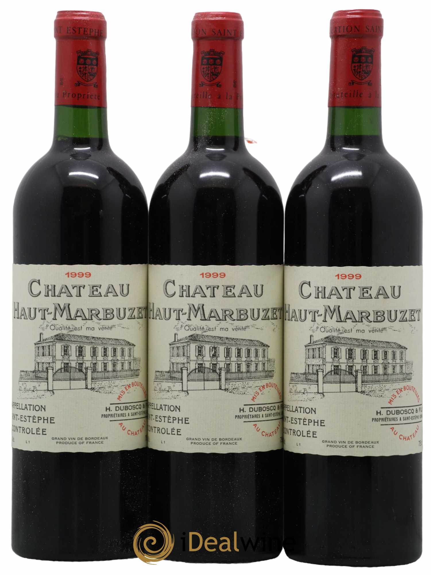 Château Haut Marbuzet 1999 - Lot de 12 bouteilles - 3