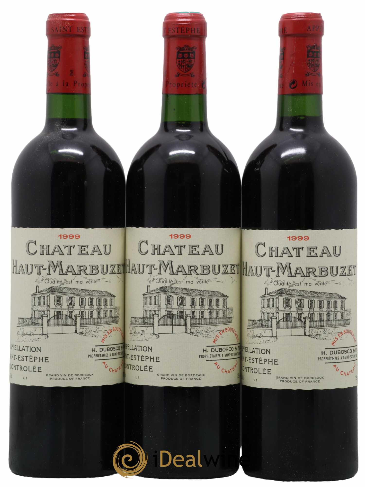 Château Haut Marbuzet 1999 - Lot de 12 bouteilles - 4