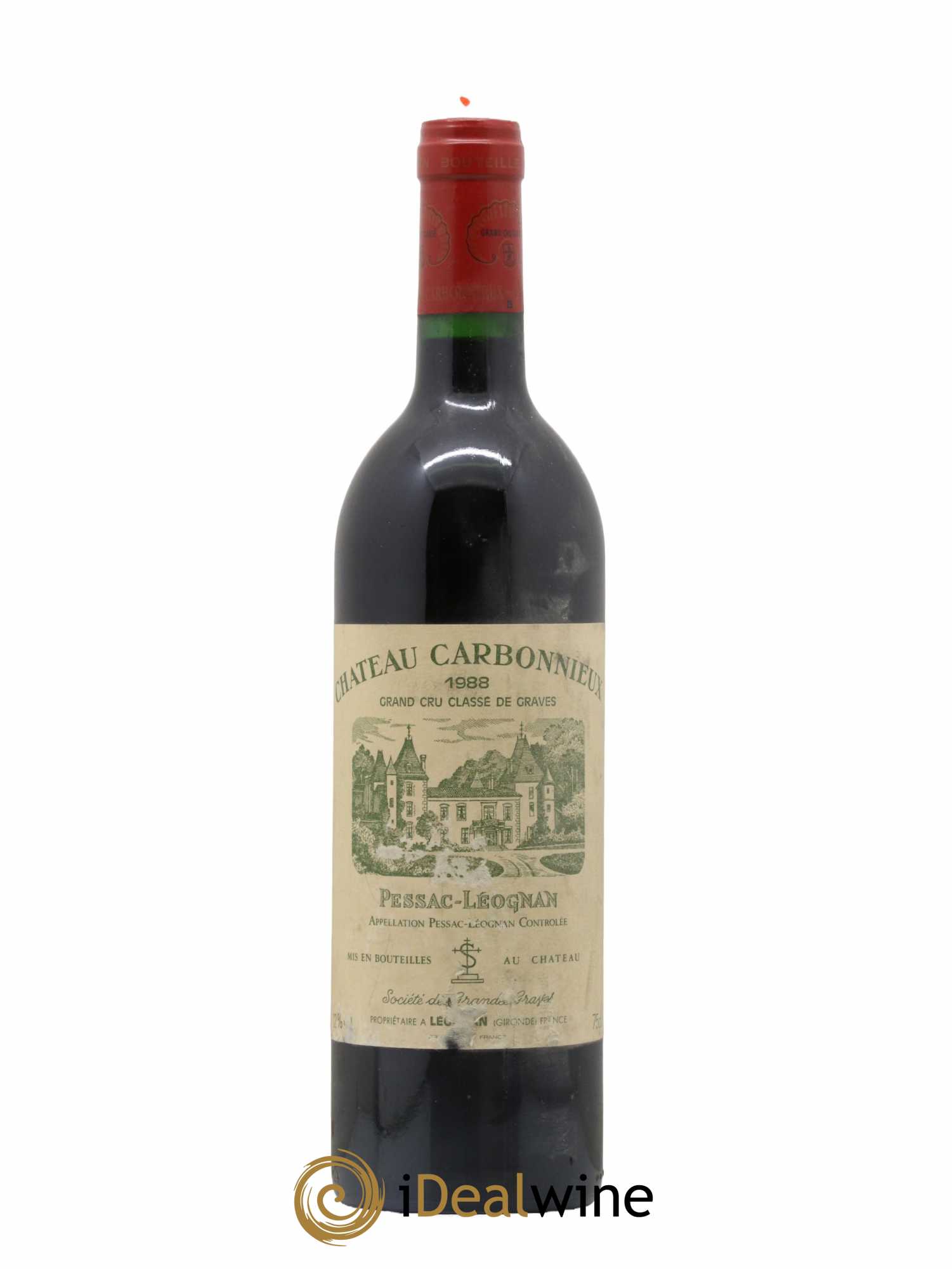 Château Carbonnieux Cru Classé de Graves 1988 - Lot de 1 bouteille - 0