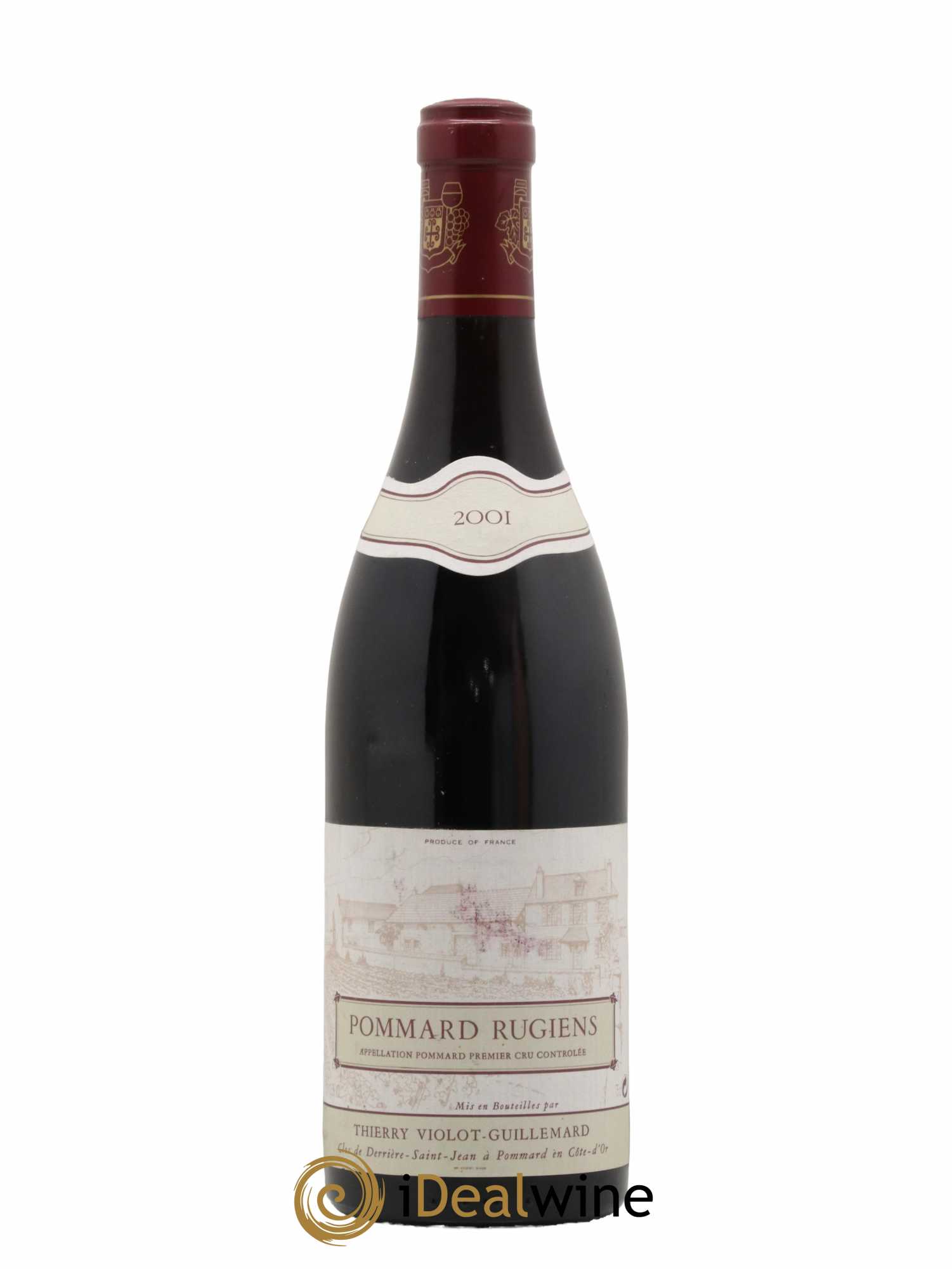 Pommard 1er Cru Les Rugiens Thierry Violot Guillemard 2001 - Lot de 1 bouteille - 0