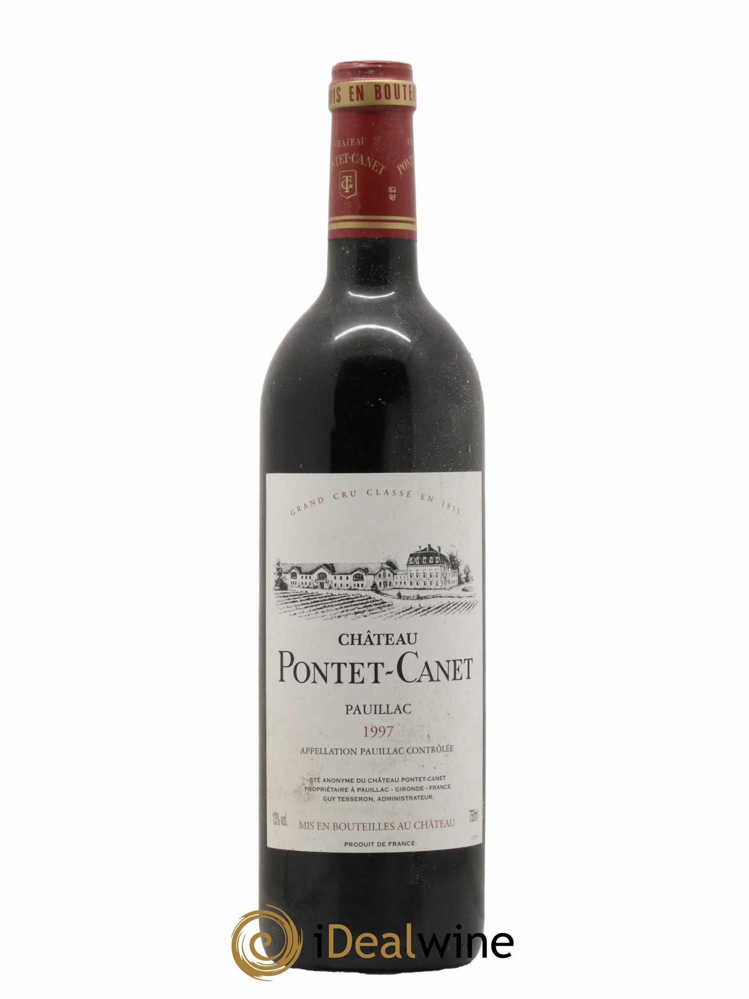 Château Pontet Canet 5ème Grand Cru Classé 1997 - Lot de 1 bouteille - 0