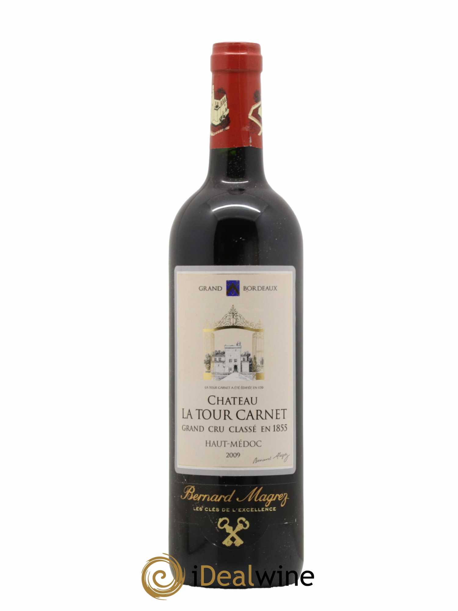 Château la Tour Carnet 4ème Grand Cru Classé 2009 - Lot de 1 bouteille - 0