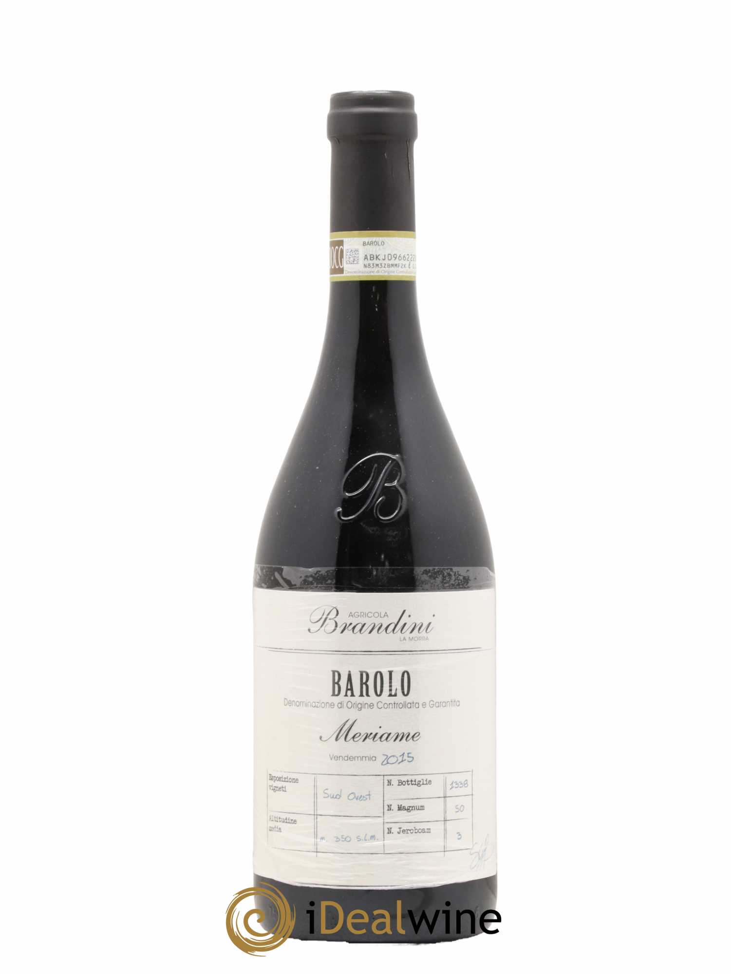 Barolo Meriame Brandini 2015 - Lot de 1 bouteille - 0