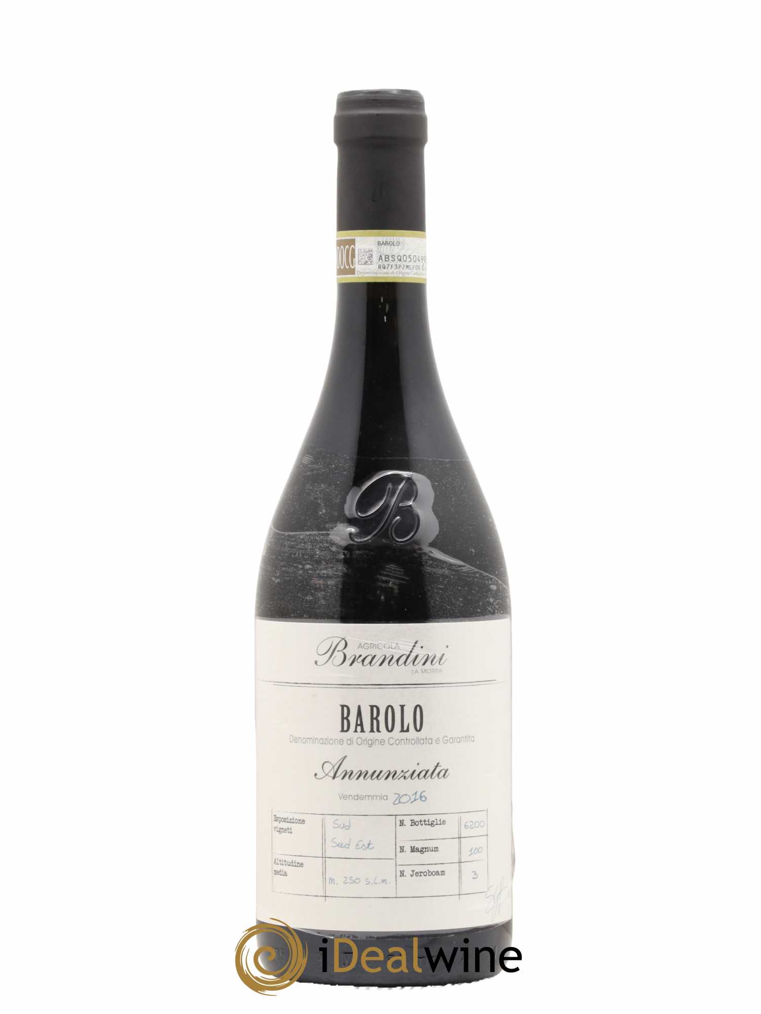 Barolo Annunziata Brandini 2016 - Lot de 1 bouteille - 0