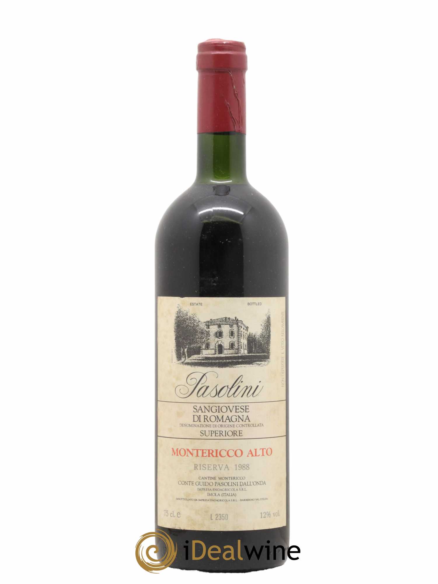 Italie Sangiovese di Romagna Superiore Montericco Alto Riserva Pasolini 1988 - Lotto di 1 bottiglia - 0