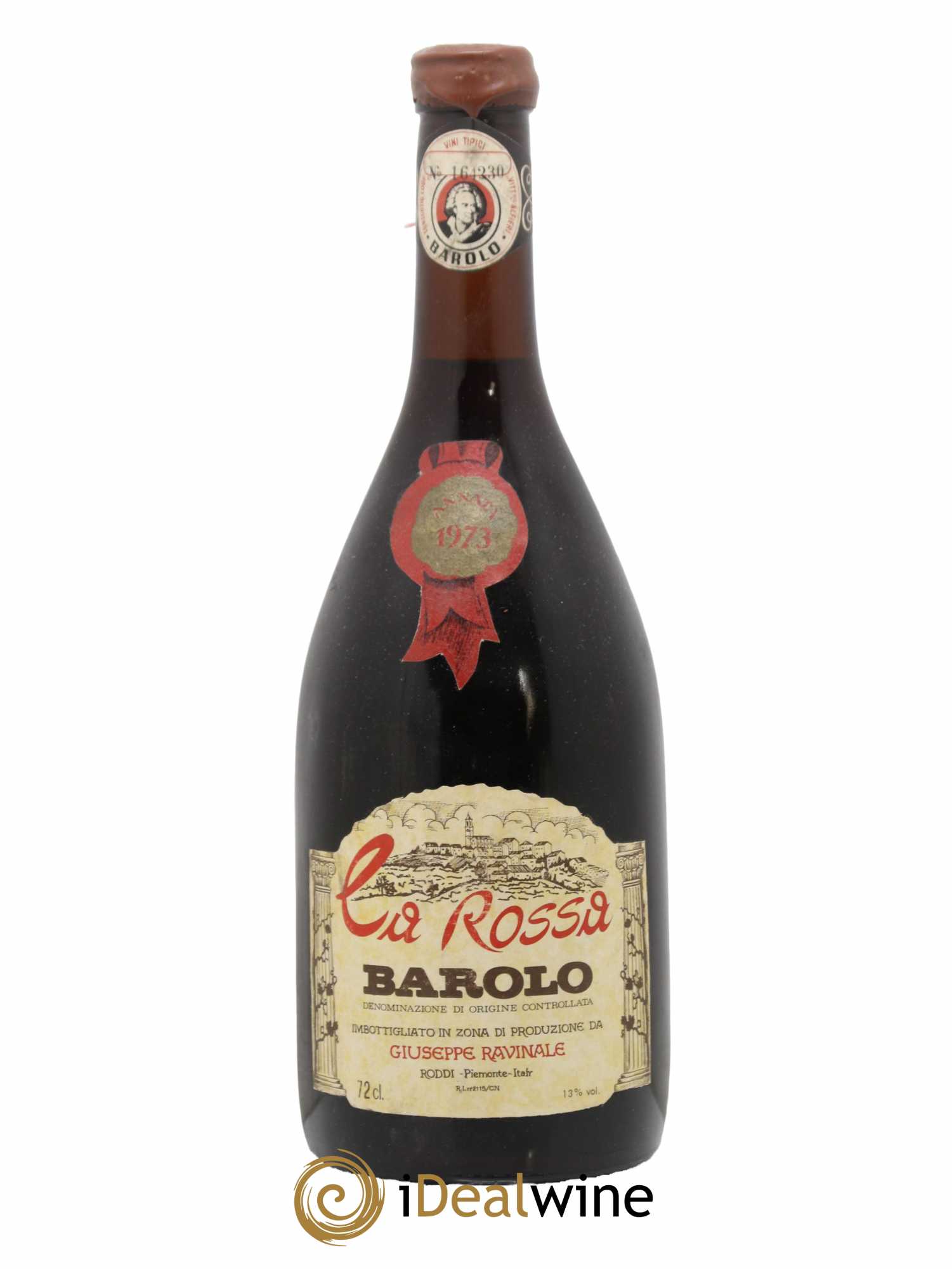 Barolo Ca'Rossa Giuseppe Ravinale 1973 - Lot of 1 bottle - 0